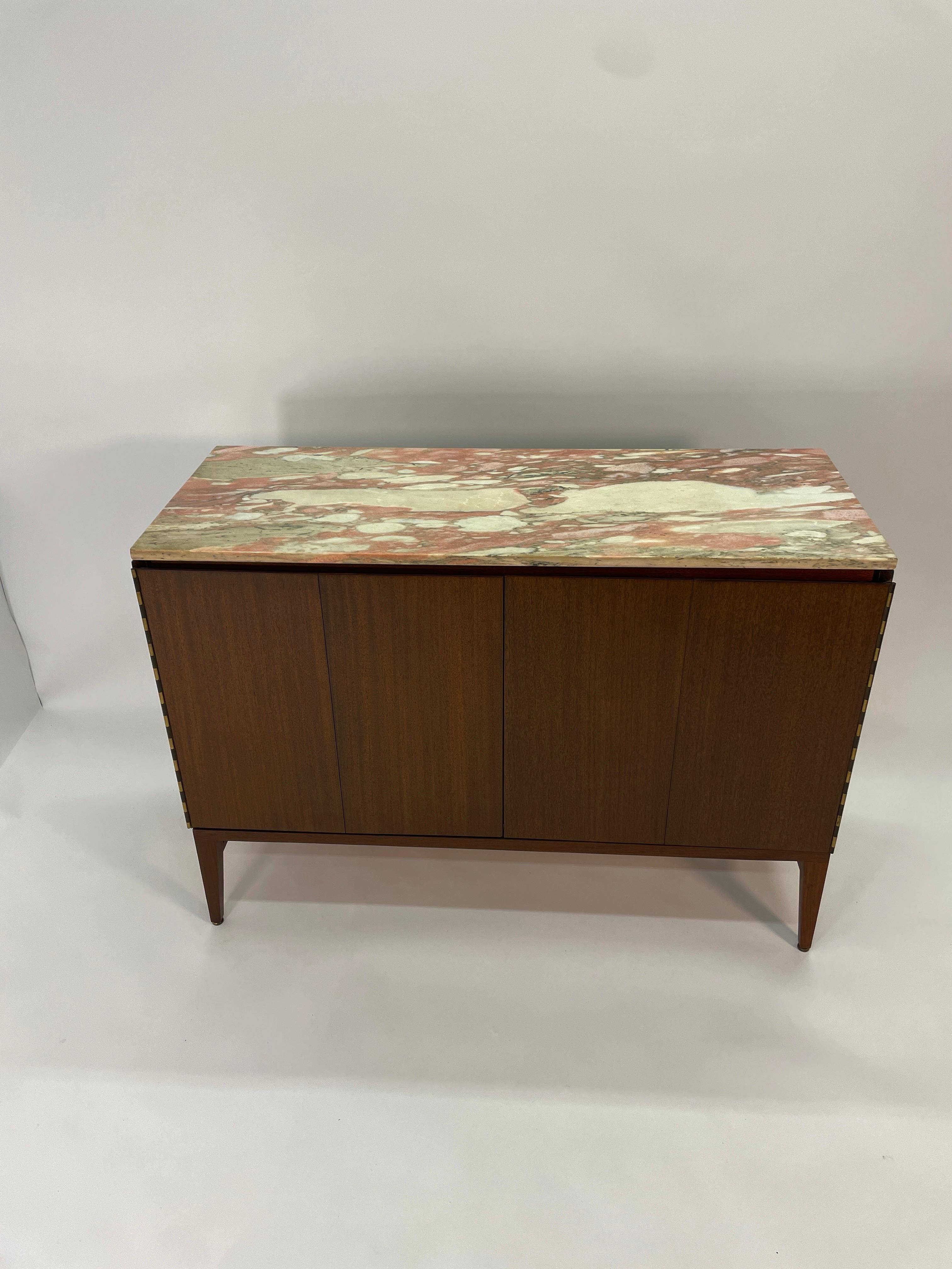 Paul McCobb Calvin Group Irwin Collection Dresser with Pink Marble Top 3