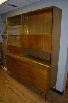Paul McCobb Calvin Group Irwin Collection, Shelving Storage Cabinet, circa 1960