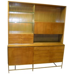 Vintage Paul McCobb Calvin Group Irwin Collection, Shelving Storage Cabinet, circa 1960