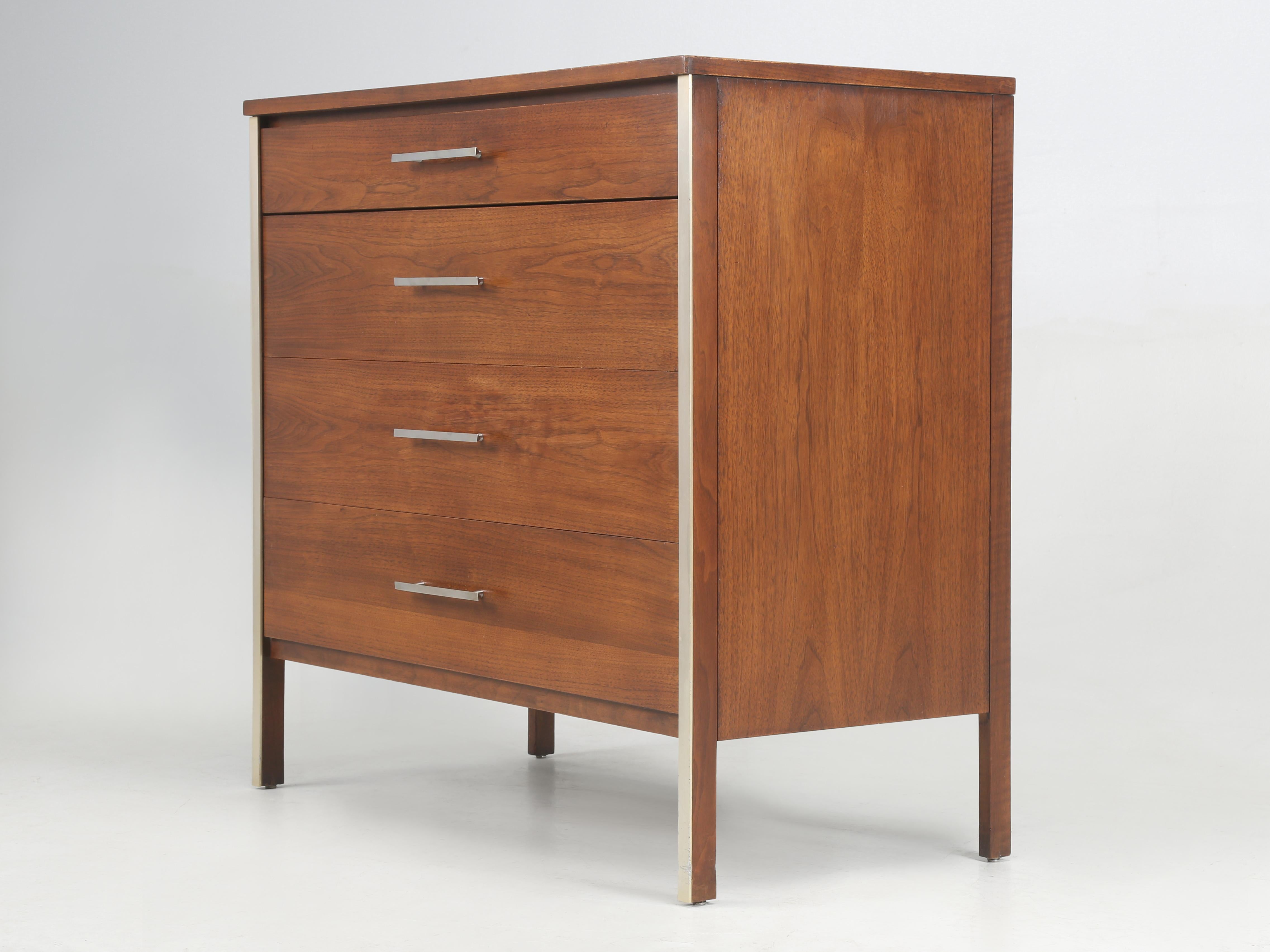 Paul McCobb Calvin Linear Group Dresser, Chest, Commode, Mid-Century Modern
American, 1917-1969
Paul Winthrop McCobb (1917-1969) born in Medford, Massachusetts. From an early age Paul wanted to be an artist, and studied at the Vesper George School