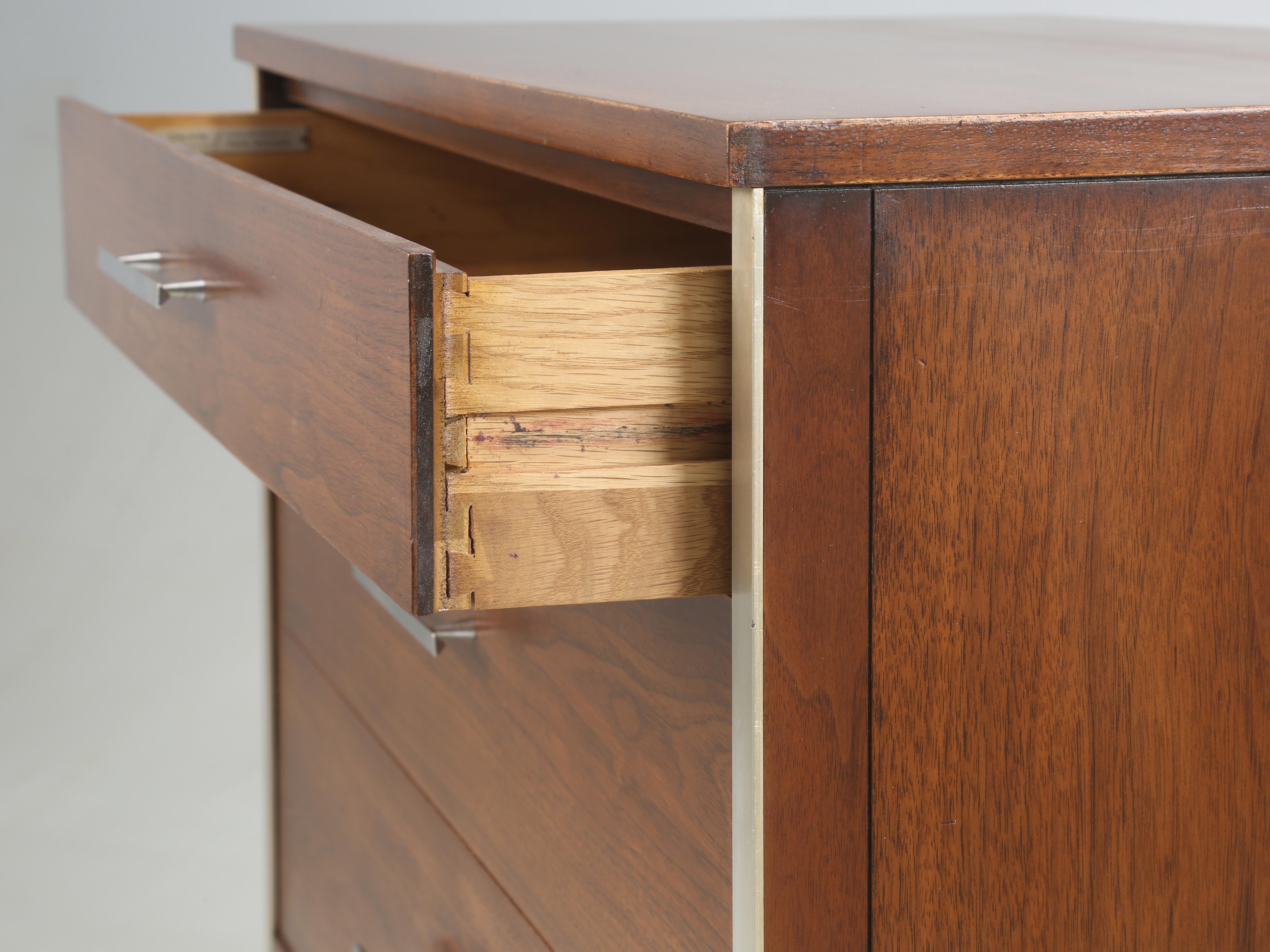 Aluminum Paul McCobb Calvin Linear Group Dresser, Chest, Commode, Mid-Century Modern For Sale