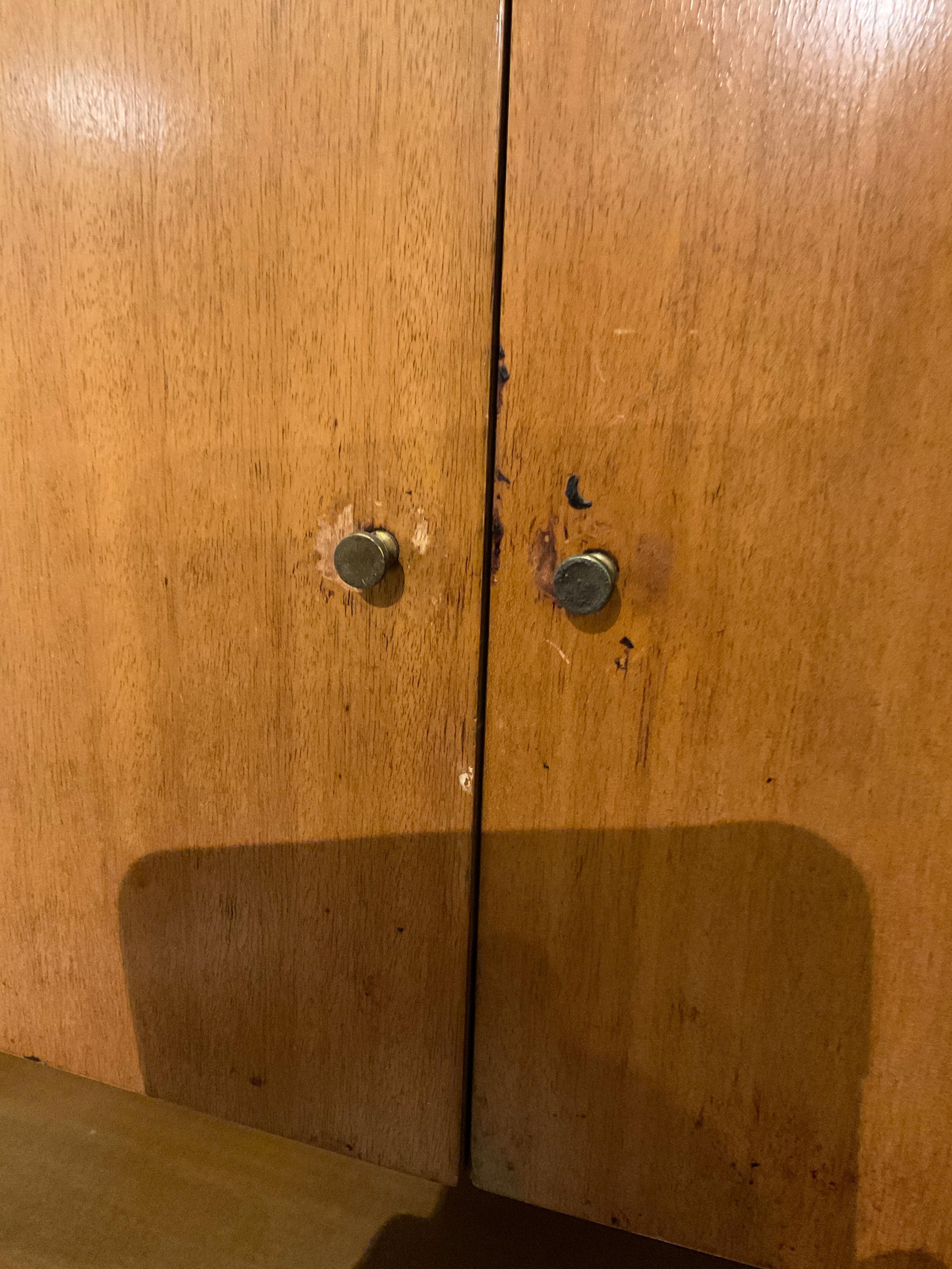 Paul McCobb Calvin Wall Unit Walnut Brass Base For Sale 7
