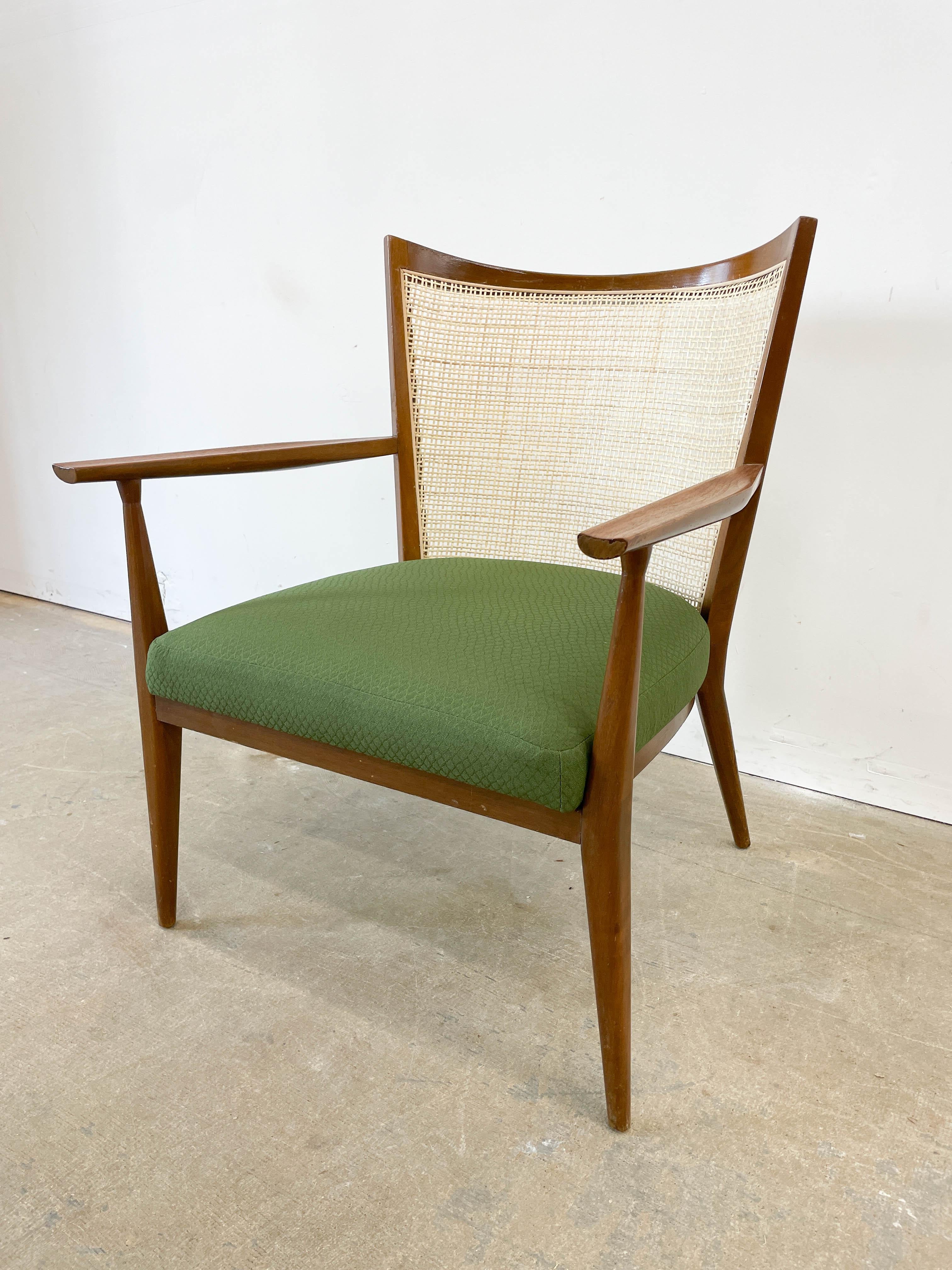 Mid-Century Modern Paul McCobb Cane back armchair