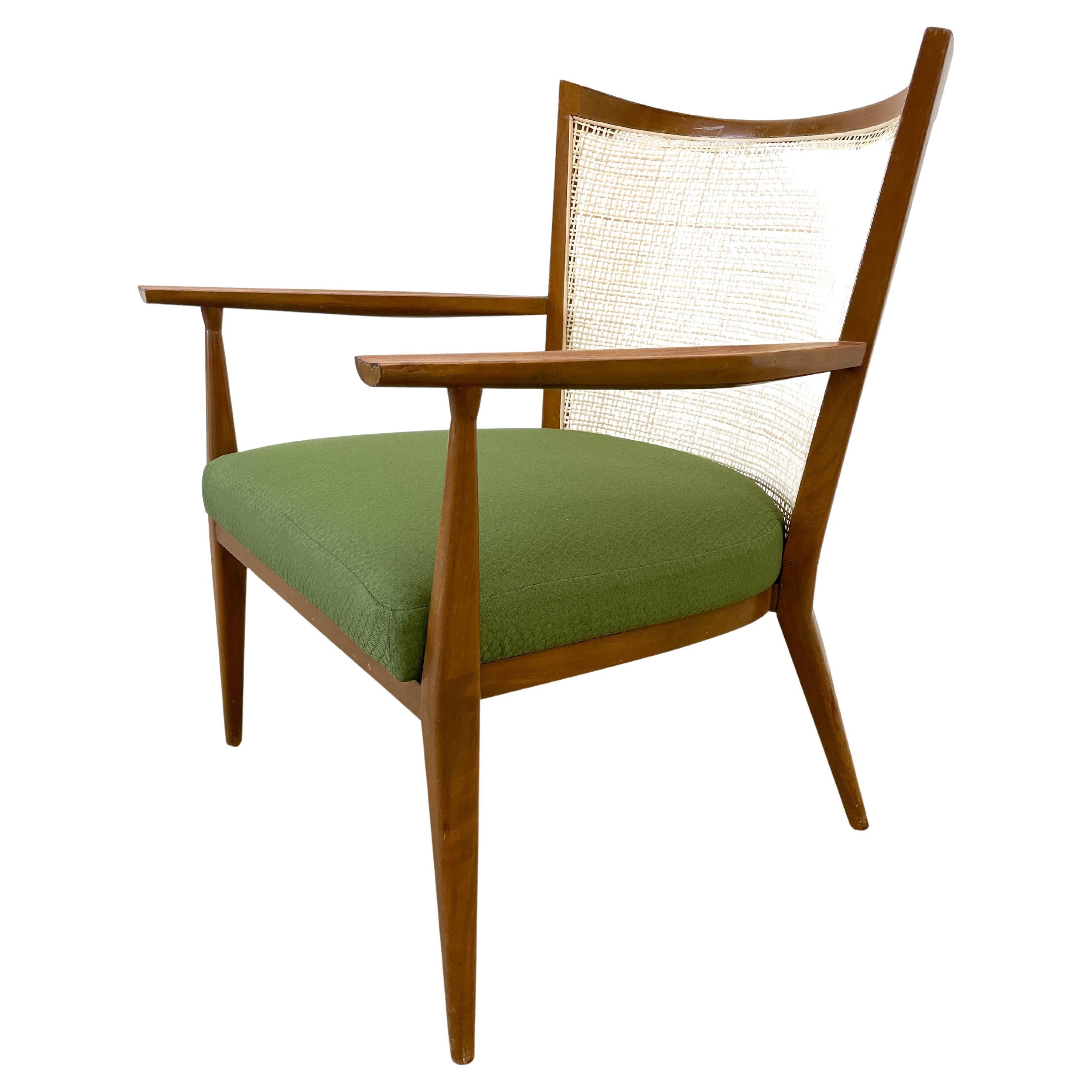 Paul McCobb Cane back armchair