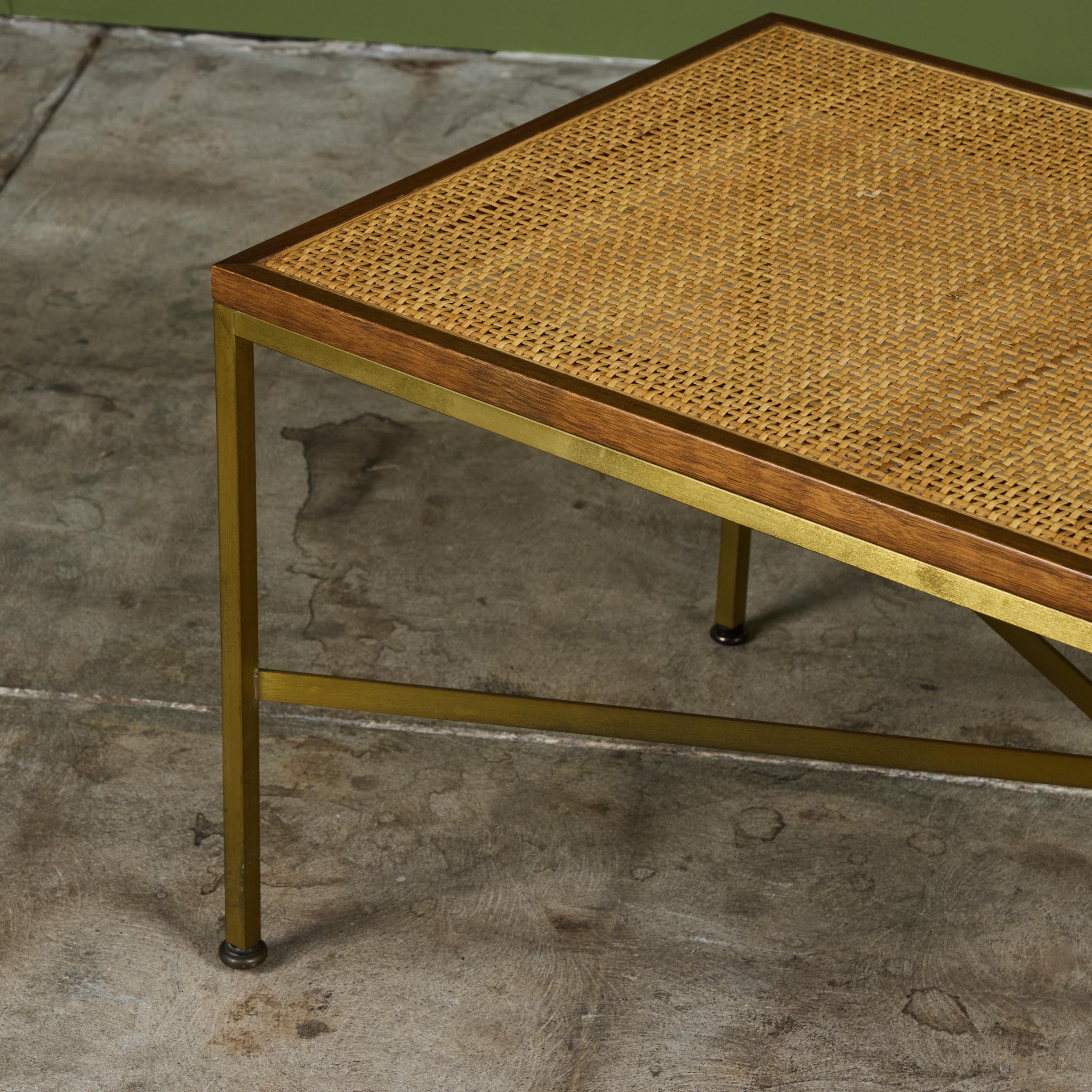 Paul McCobb Cane Bench for Calvin Furniture 2