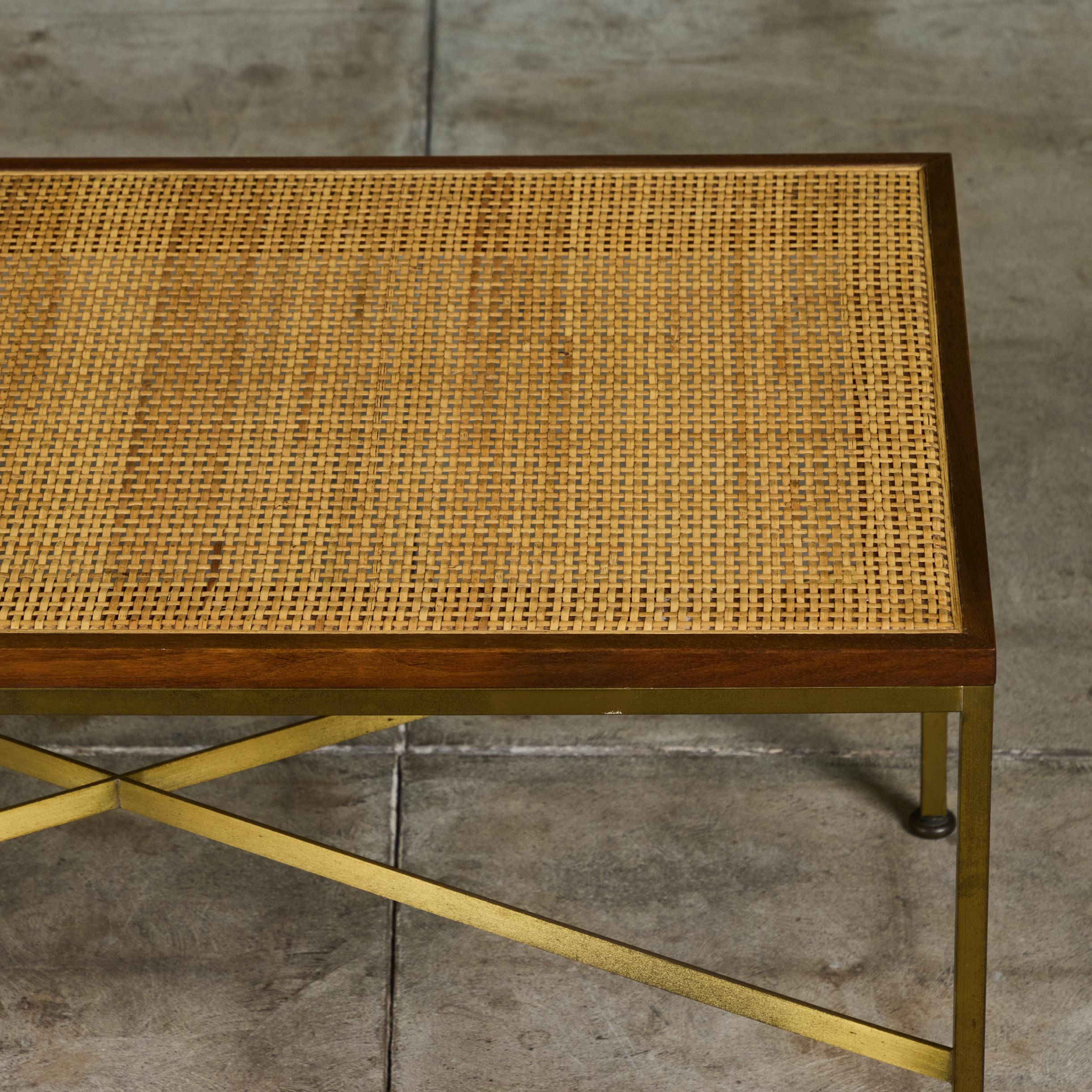Paul McCobb Cane Bench for Calvin Furniture 3