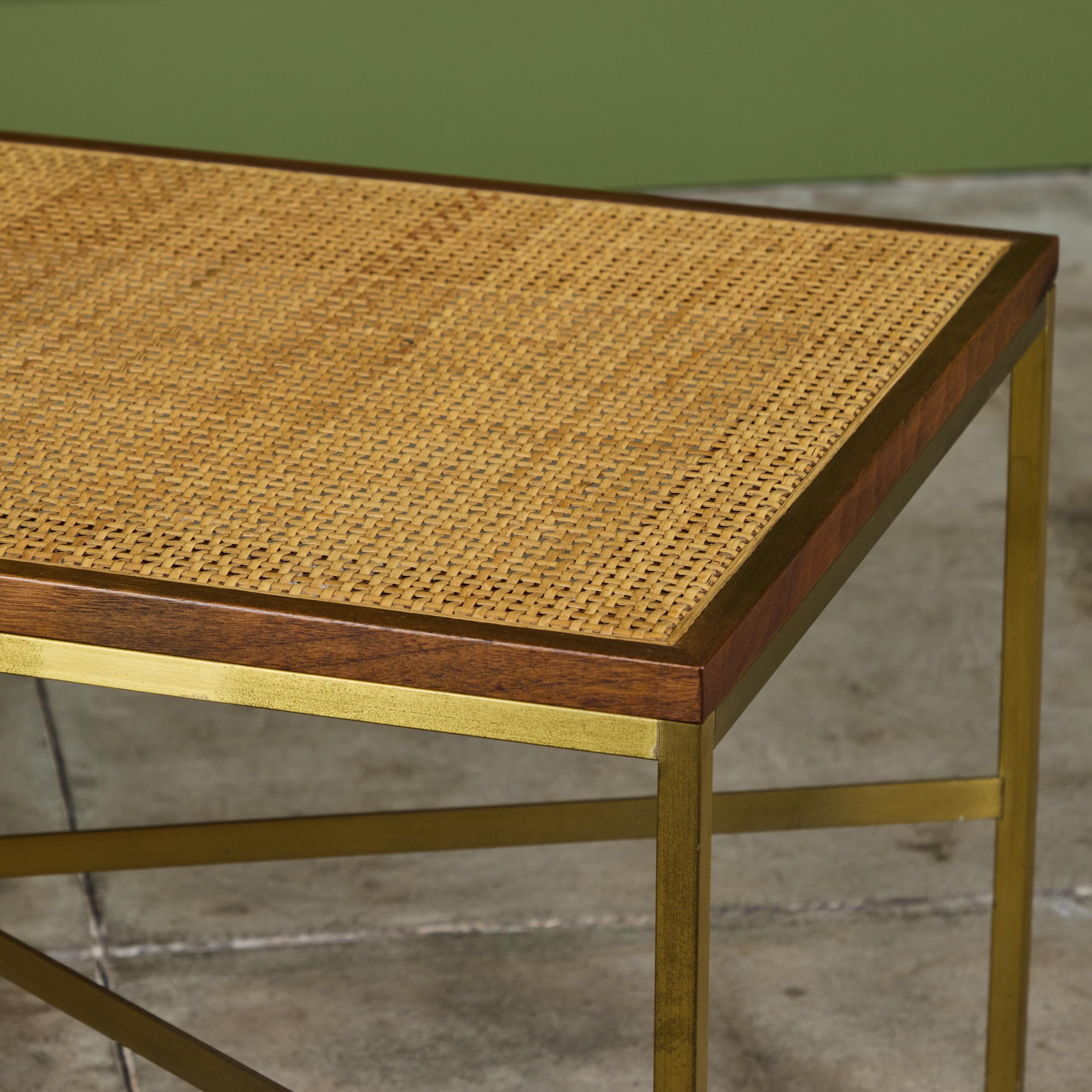Paul McCobb Cane Bench for Calvin Furniture 4