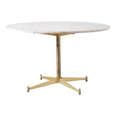Paul McCobb Carrara Top Game Table From the Linear Group for Directional 1957