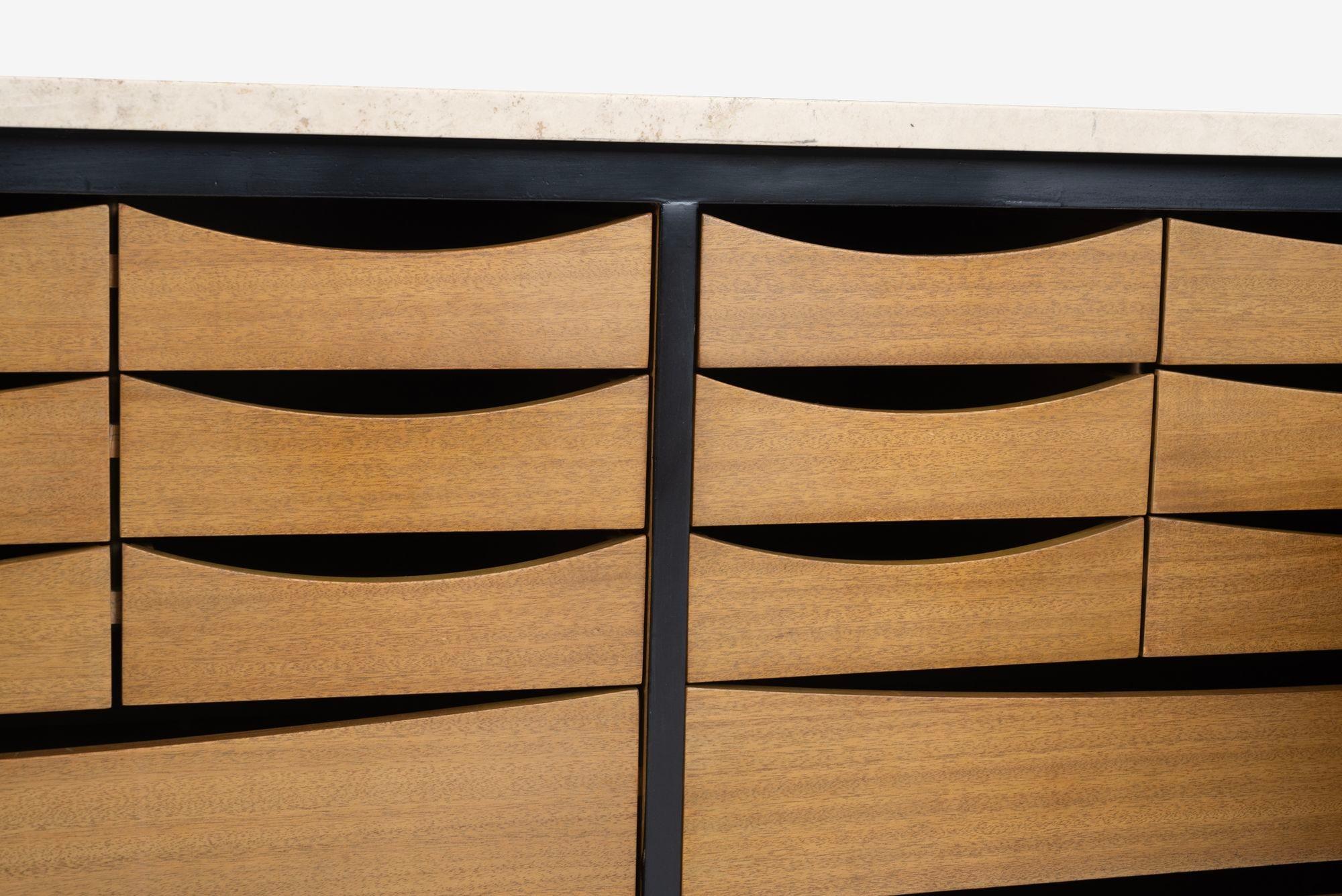 Brass Paul McCobb Chest of Drawers for Calvin The Irwin Collection For Sale