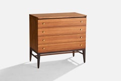 Paul McCobb, Chest of Drawers, Mahogany, Brass, USA, 1960s