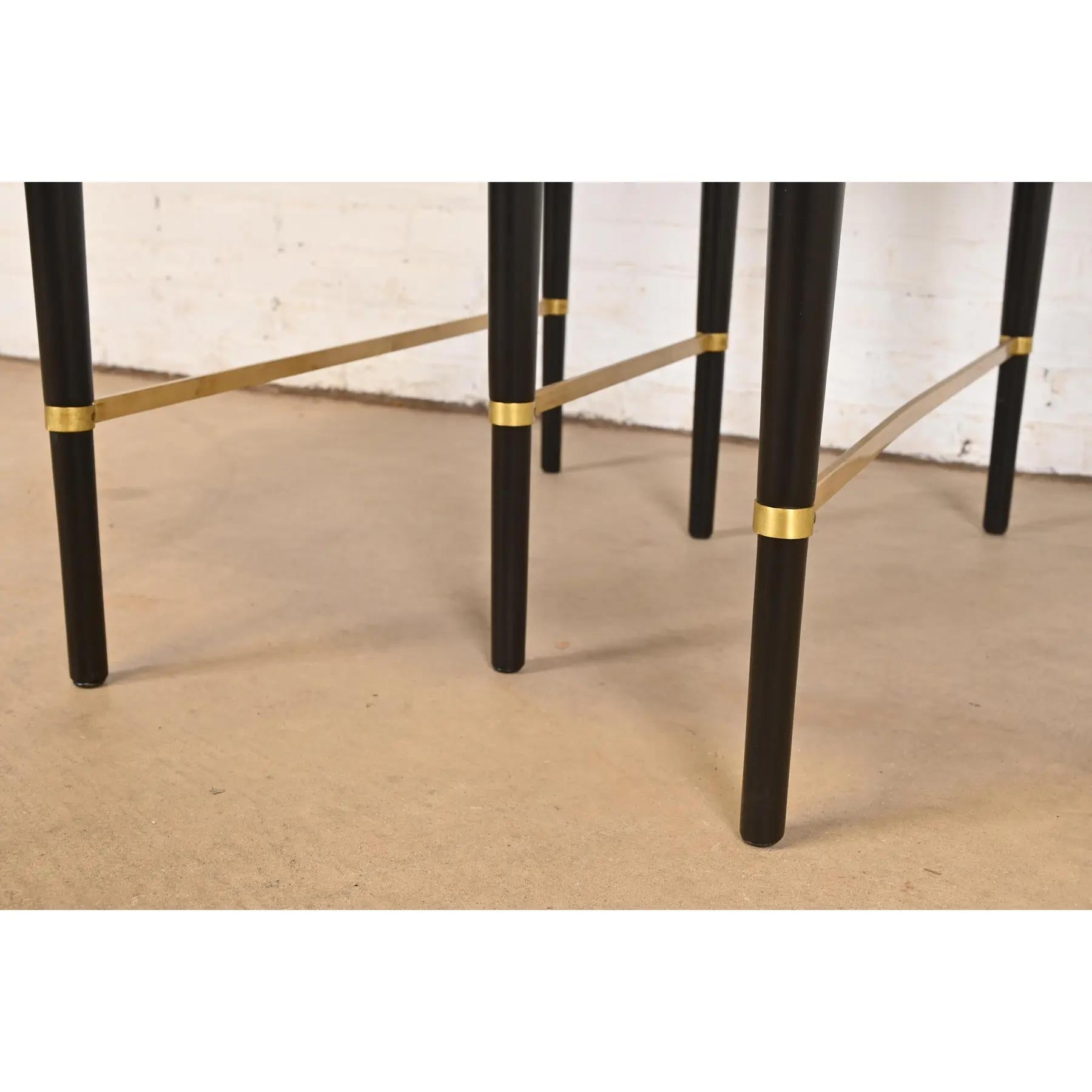 Paul McCobb Connoisseur Collection Black Lacquered Dining Table, Refinished For Sale 5