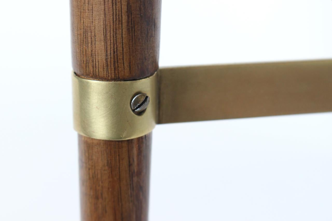 Table d'appoint Paul McCobb Collection Connoisseur en acajou et laiton en vente 6
