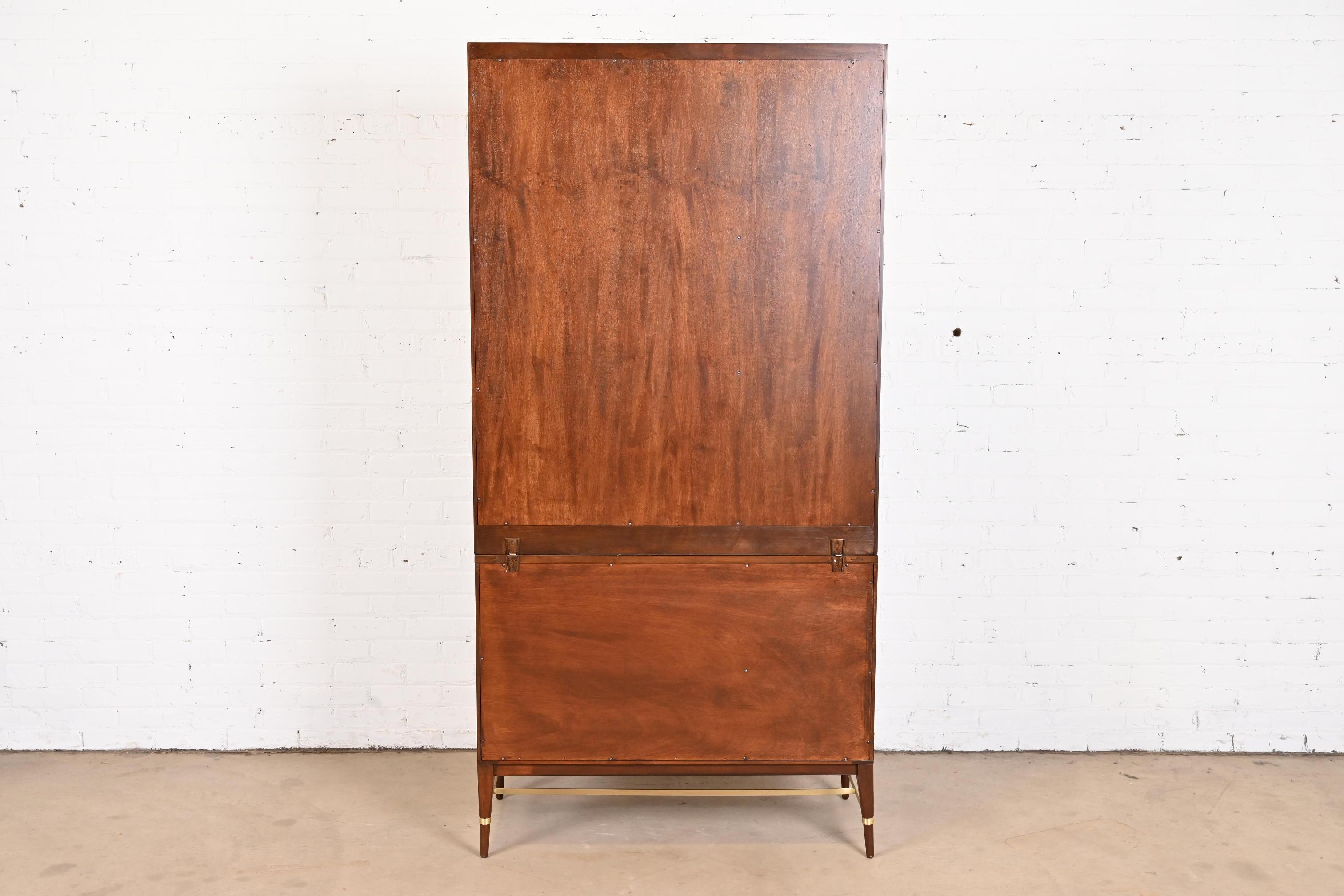 Paul McCobb Connoisseur Collection Mahogany Breakfront Bookcase or Bar Cabinet 6