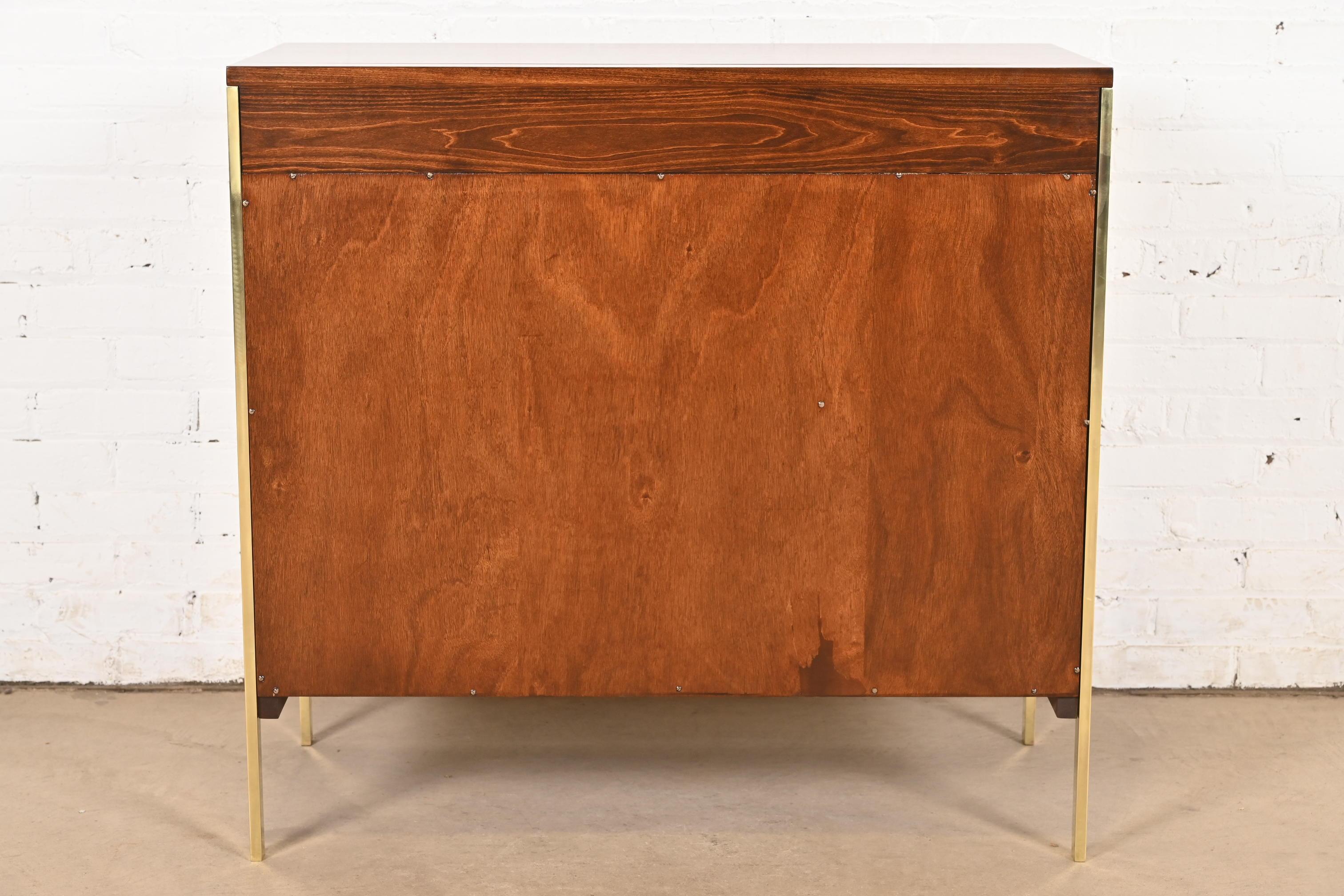 Paul McCobb Connoisseur Collection Mahogany Lift Top Bar Cabinet, Refinished For Sale 5