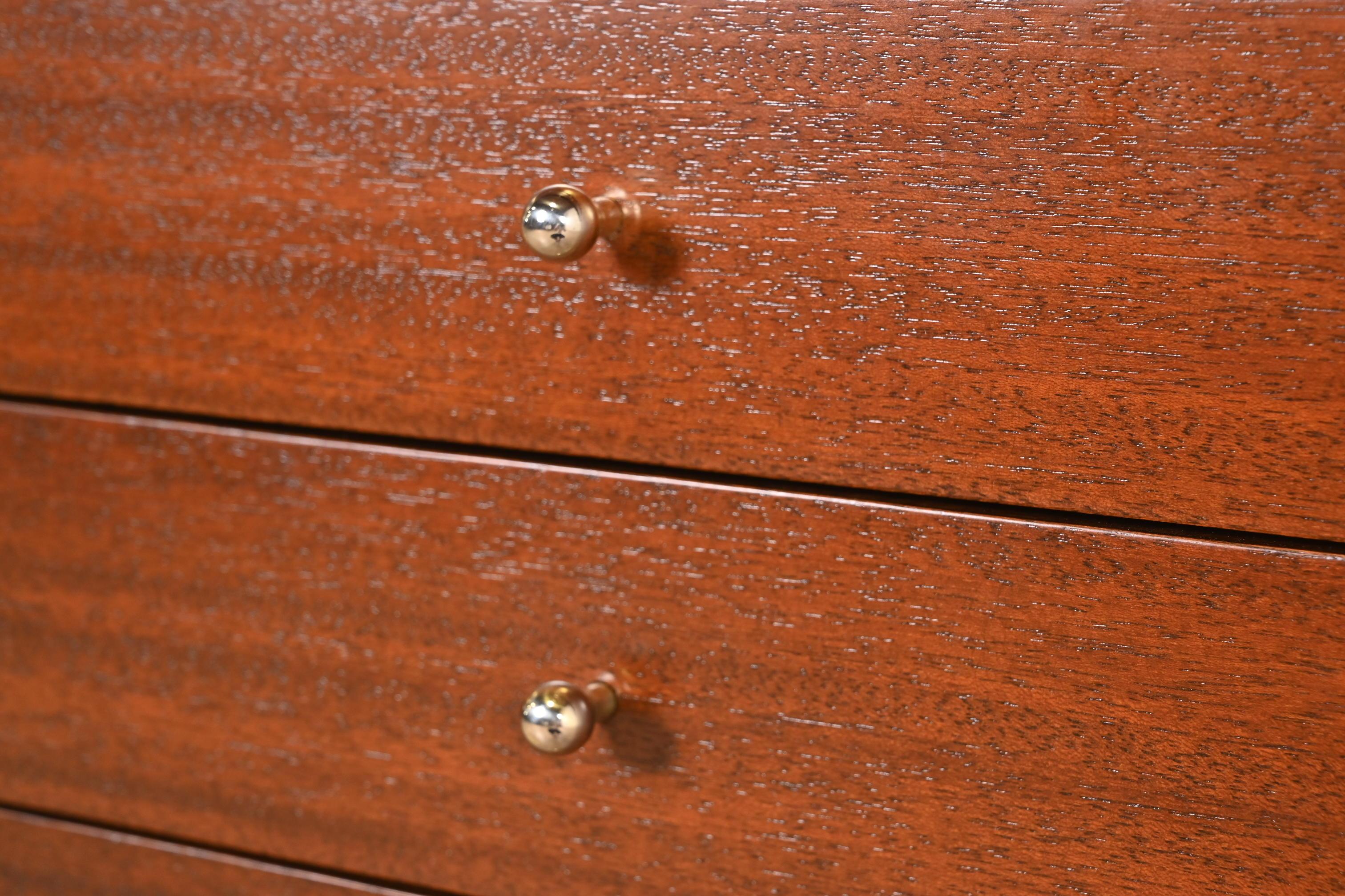 Mid-20th Century Paul McCobb Connoisseur Collection Mahogany Lift Top Bar Cabinet, Refinished For Sale
