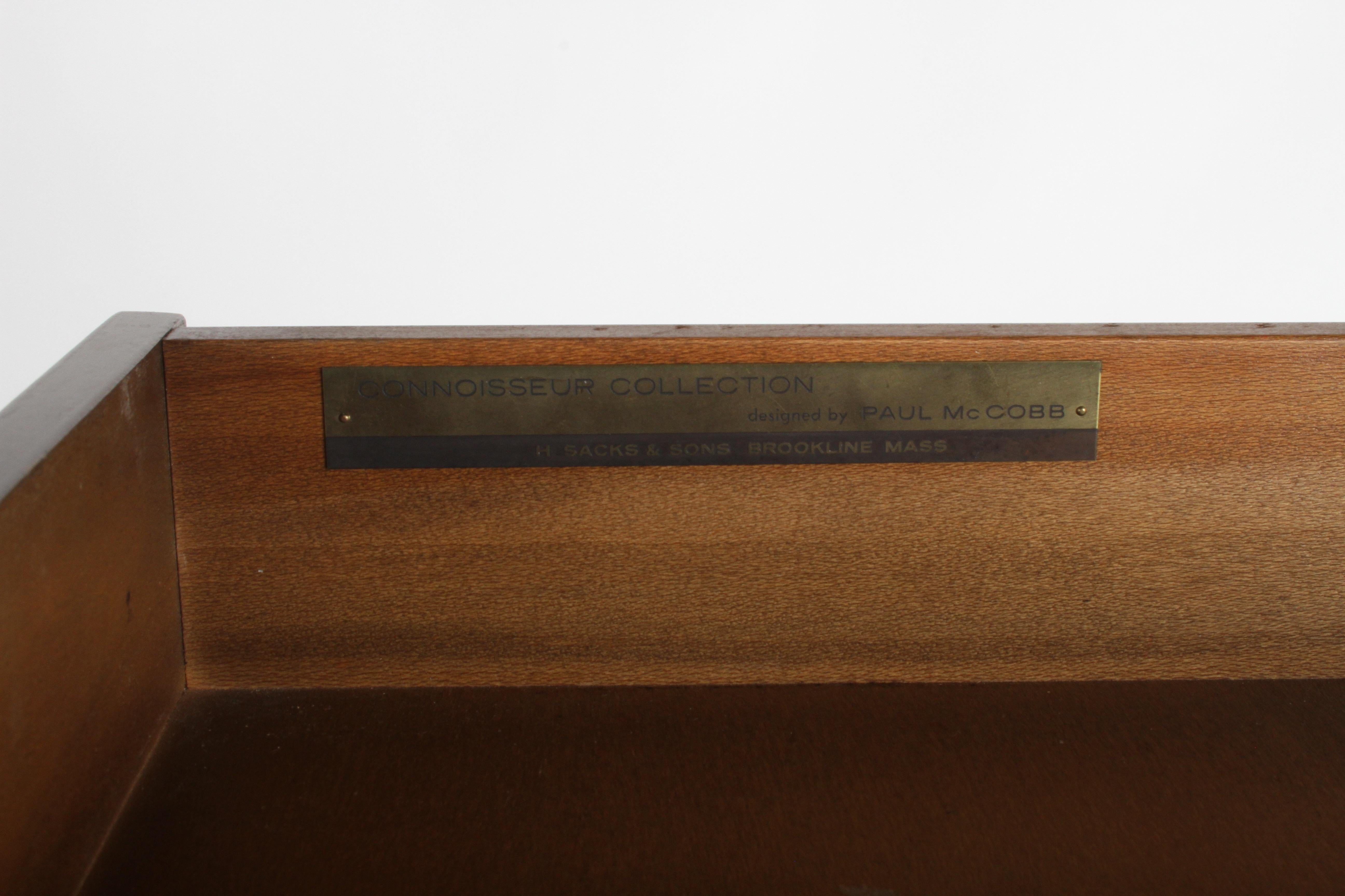 American Paul McCobb Connoisseur Collection Mid-Century Modern Mahogany Dry Bar or Server For Sale