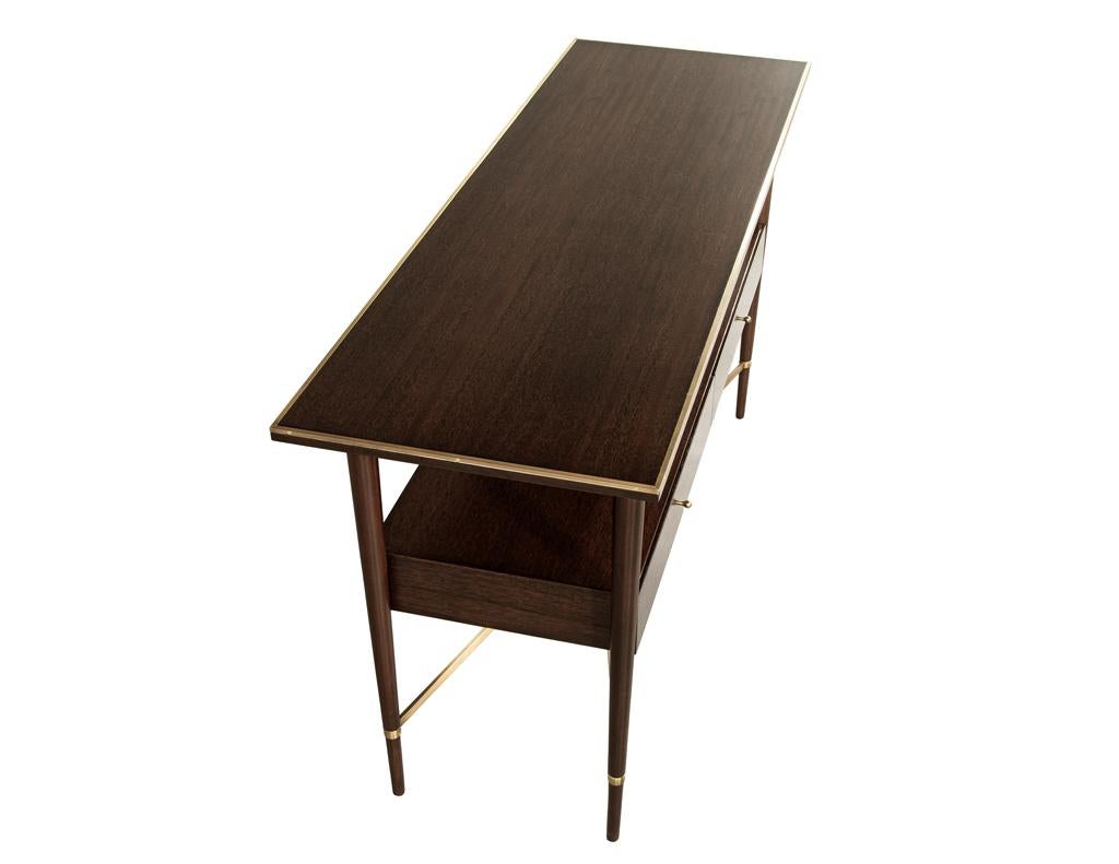 Paul McCobb Connoisseur Collection Walnut Console Table en venta 4
