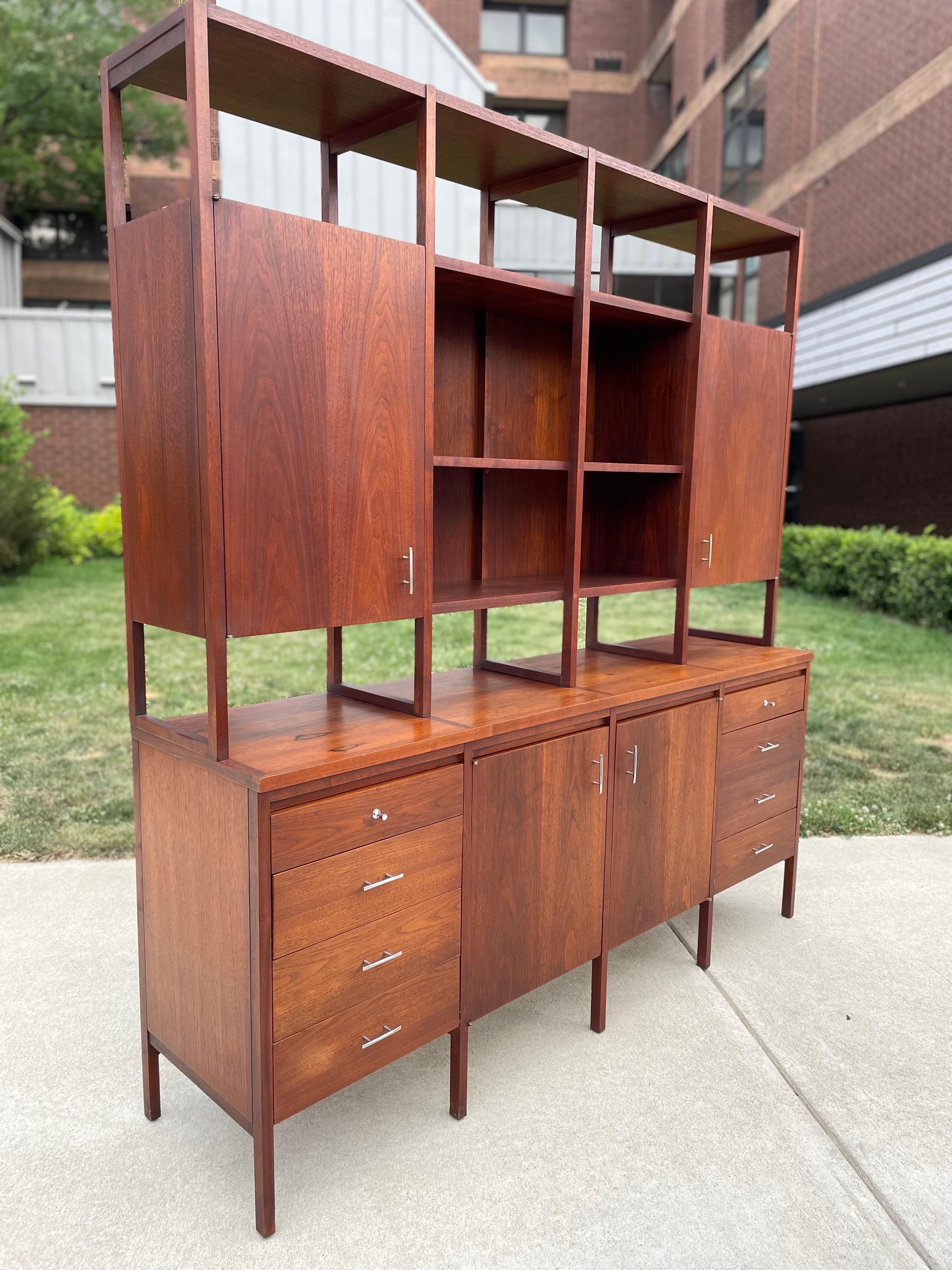 Mid-Century Modern Paul McCobb Delineator for Lane Furniture Wall Unit