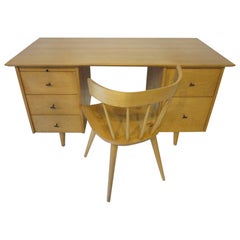Vintage Paul McCobb Desk and Chair from the Planner Group 