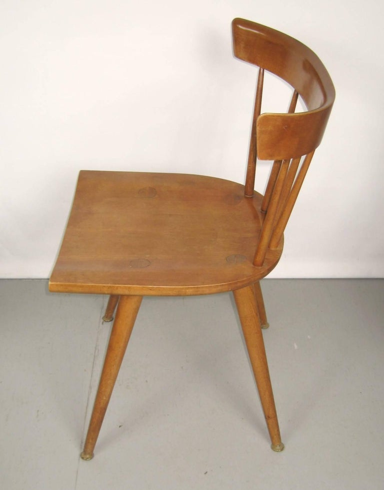 Paul McCobb Dining Chairs for Planner Group, Set of 4 Mid Century Modern In Good Condition For Sale In Wallkill, NY
