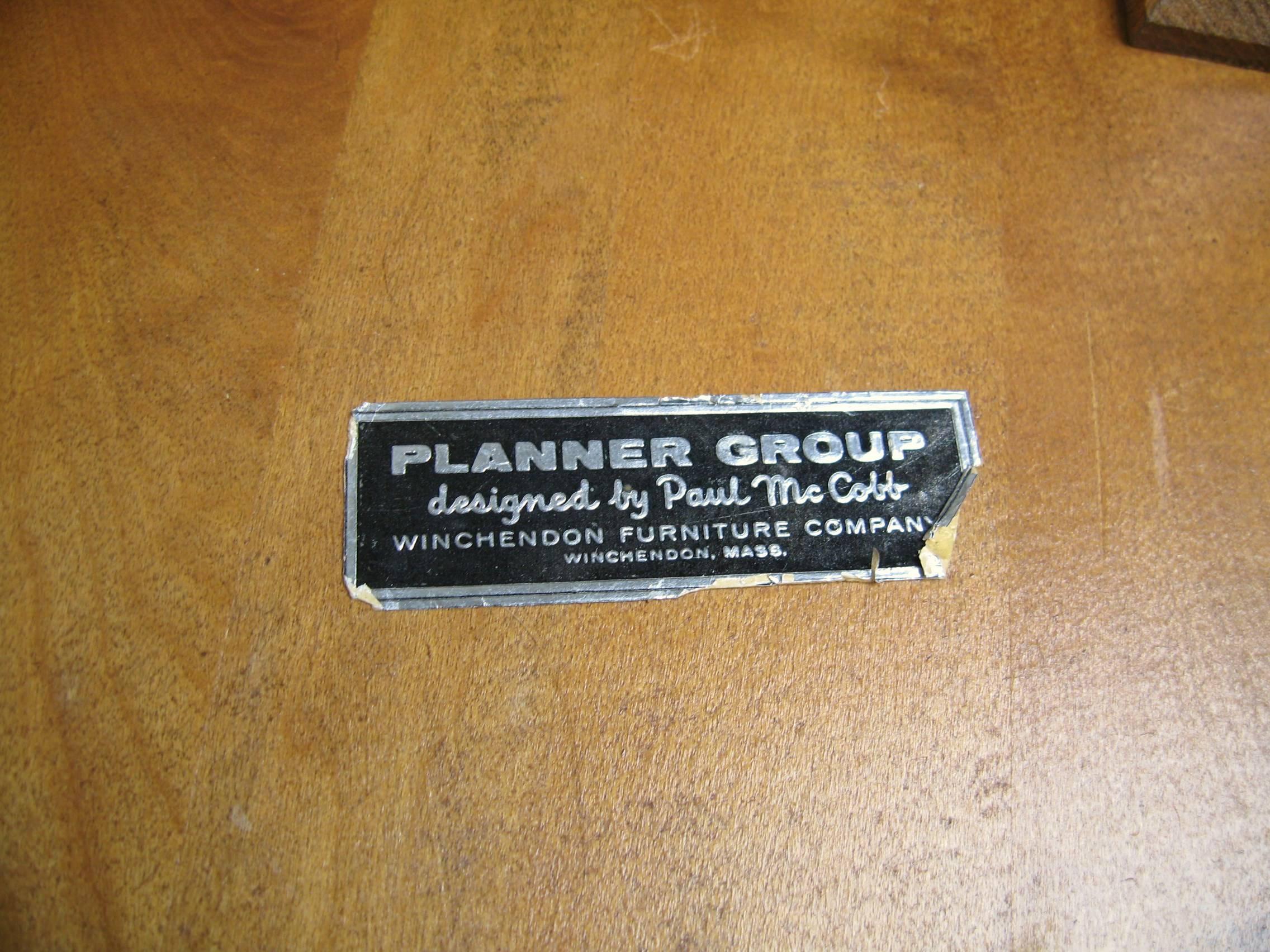 Érable Chaises de salle à manger Paul McCobb pour Planner Group, ensemble de 4 chaises mi-siècle moderne en vente