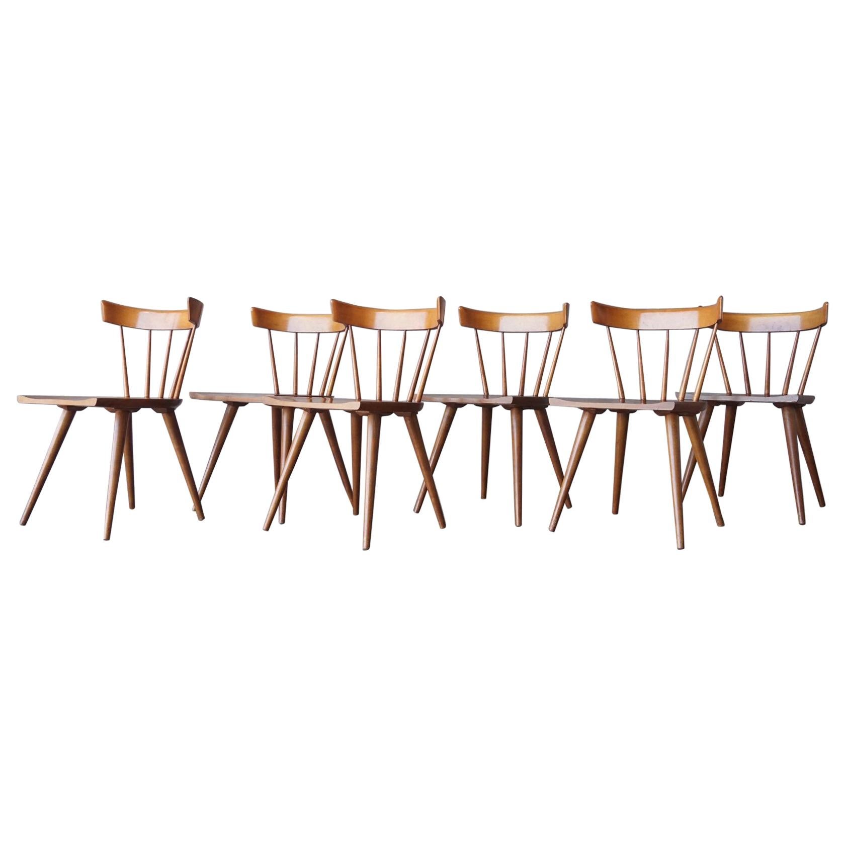 Paul McCobb Dining Chairs, Set of 6 For Sale