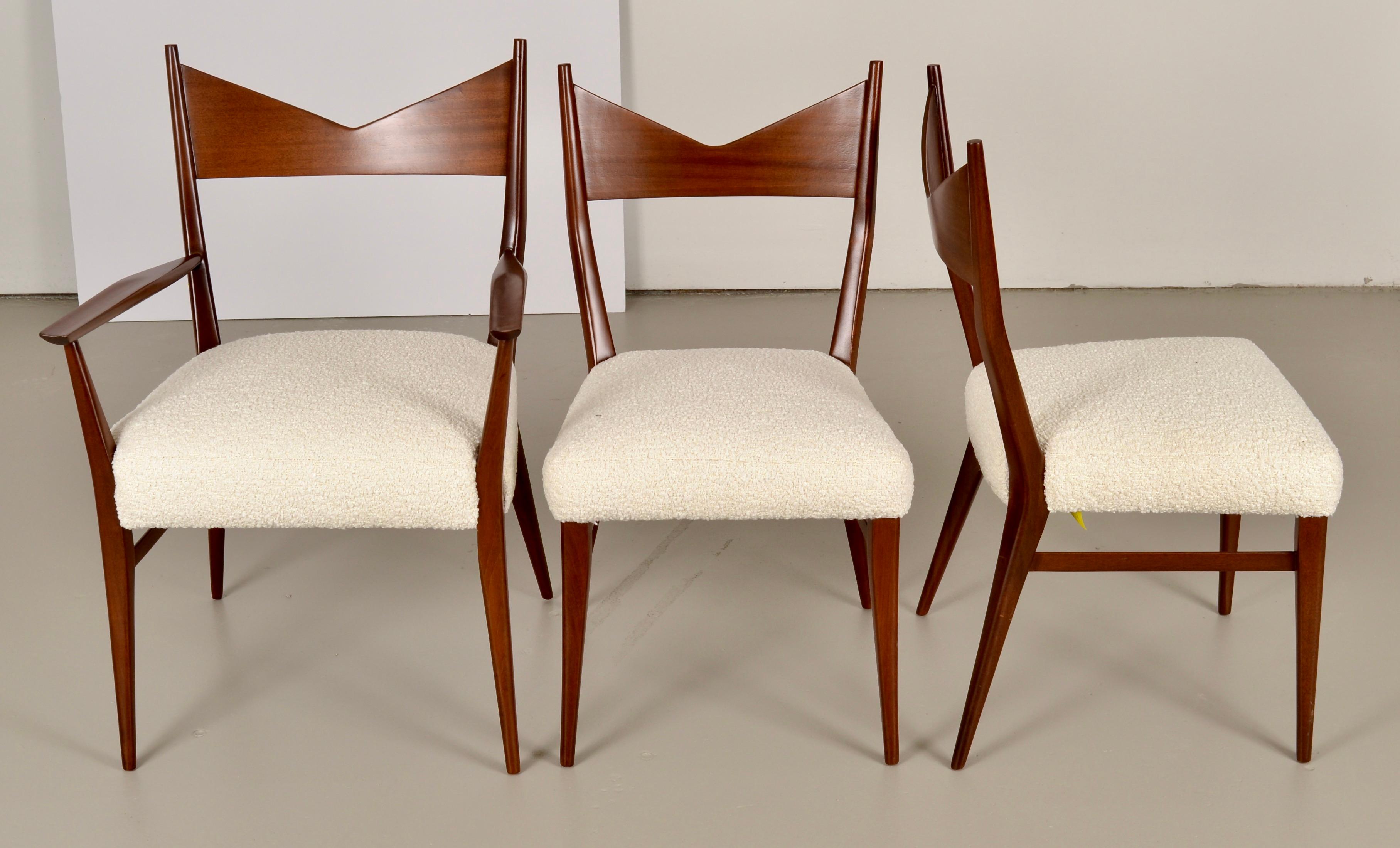 Paul McCobb Dining Chairs, Set of Six, Fully Restored In Good Condition For Sale In Norwalk, CT