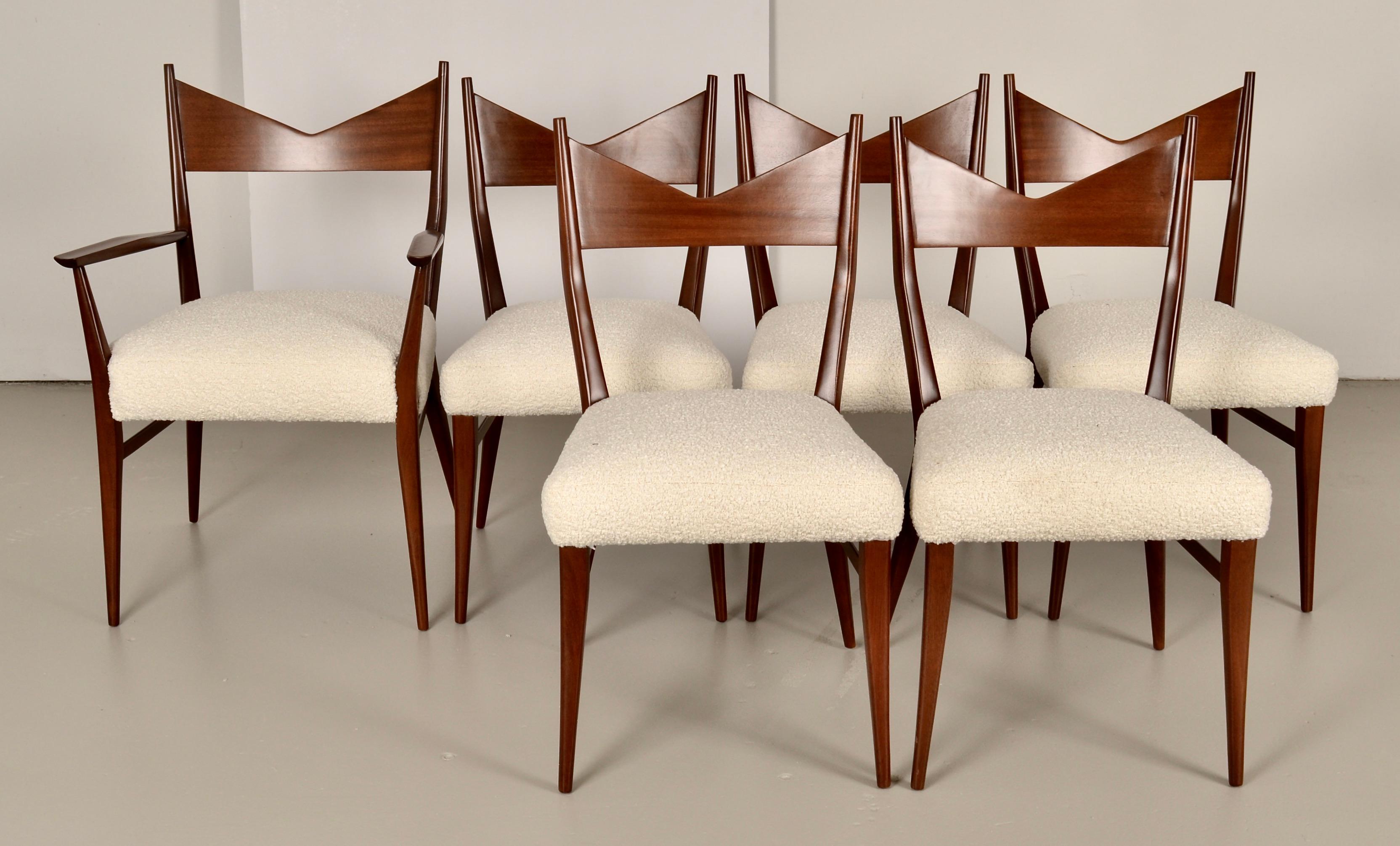 Paul McCobb Dining Chairs, Set of Six, Fully Restored For Sale 1