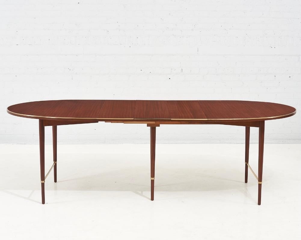 Paul McCobb Dining Table 6 Leaves Connoisseur Collection, 1960 In Good Condition In Chicago, IL
