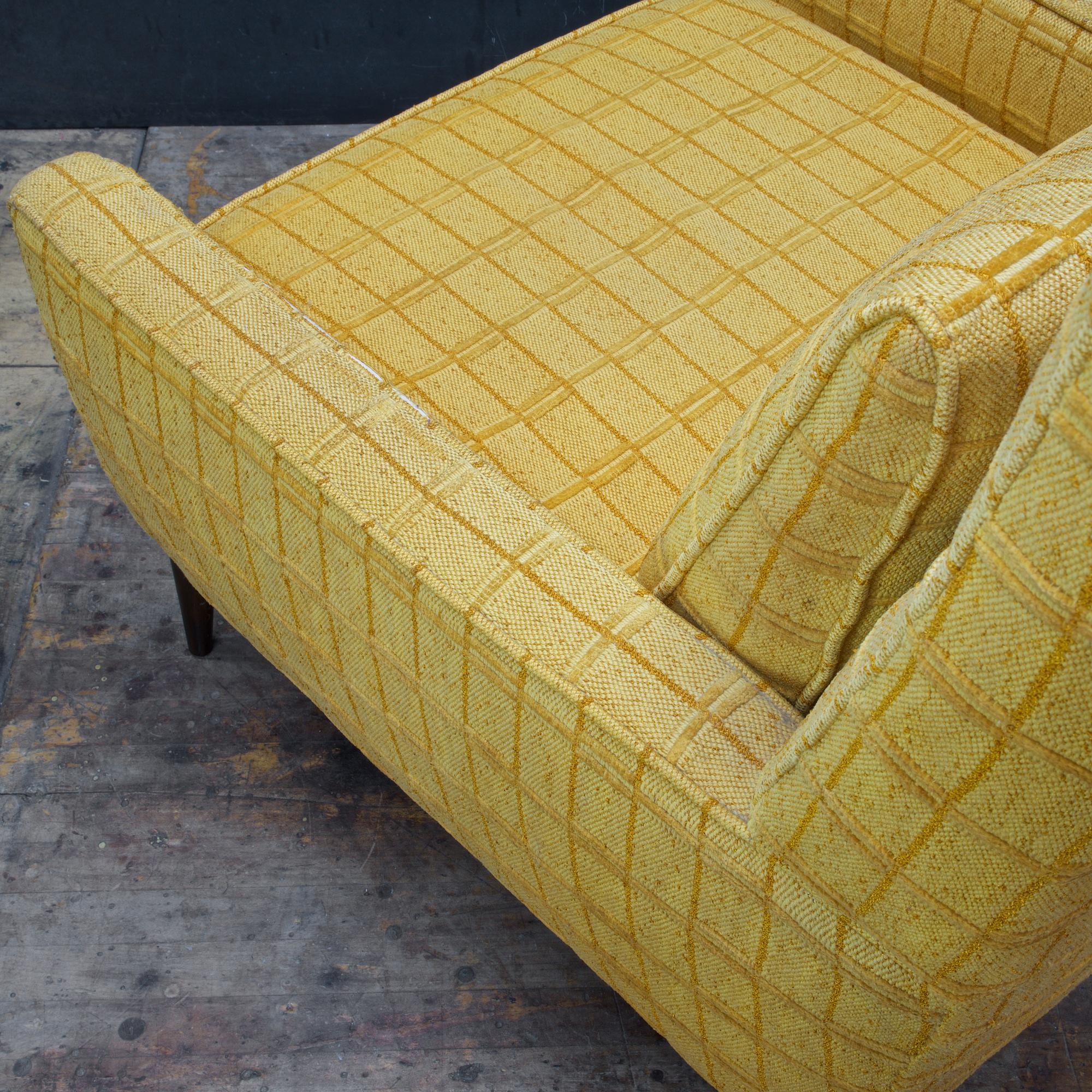 Paul McCobb Directional No 314, Mid-Century-Ohrensessel mit Ottomane, Retro (Mitte des 20. Jahrhunderts) im Angebot