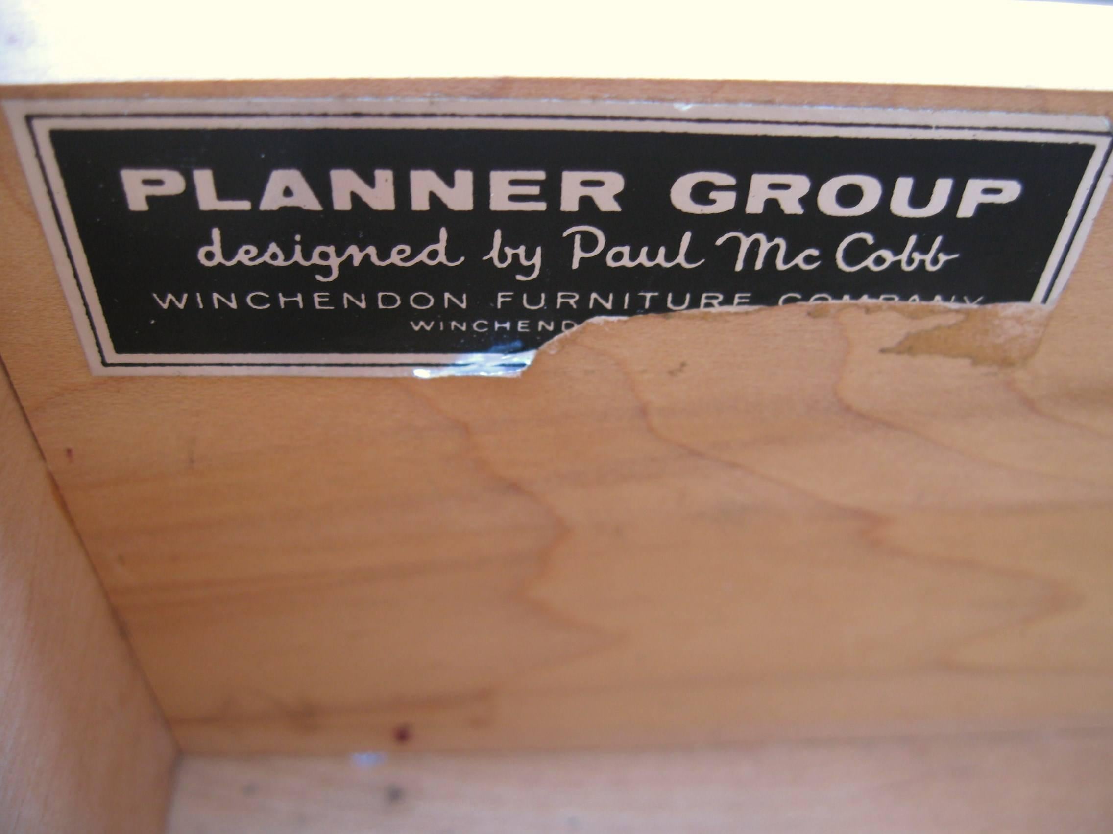 Paul McCobb Double Pedestal Desk for Planner Group Midcentury 1