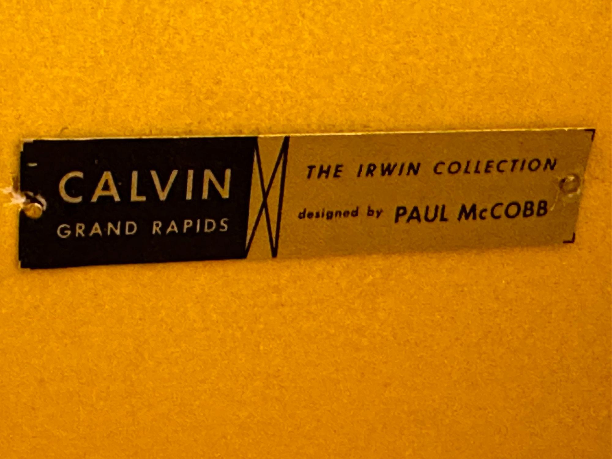 Paul McCobb Dresser Chest w/Vitrolite Glass Top, Calvin Furniture 1960 For Sale 1