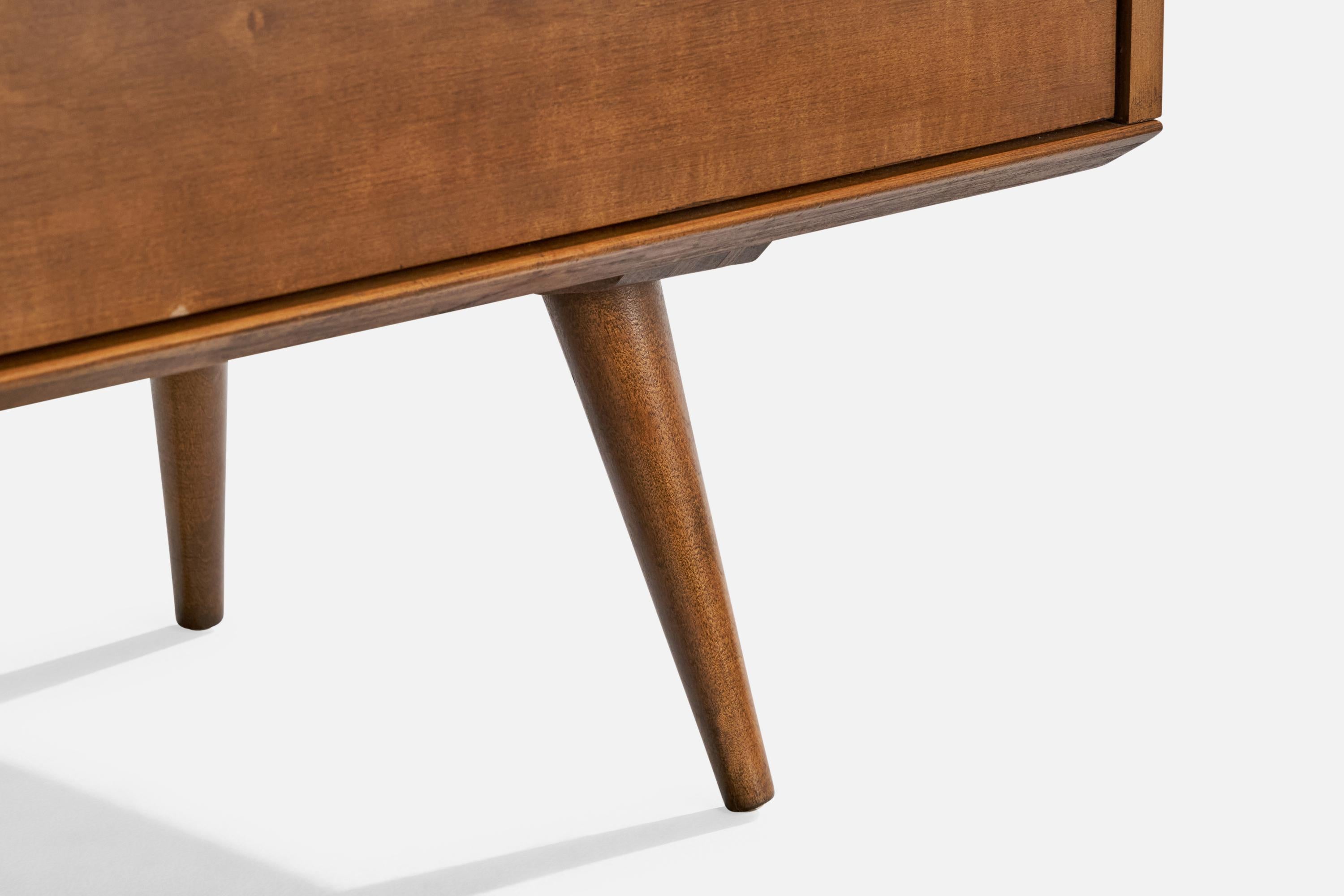 Paul McCobb, Dresser, Maple, Brass, USA, 1950s For Sale 9