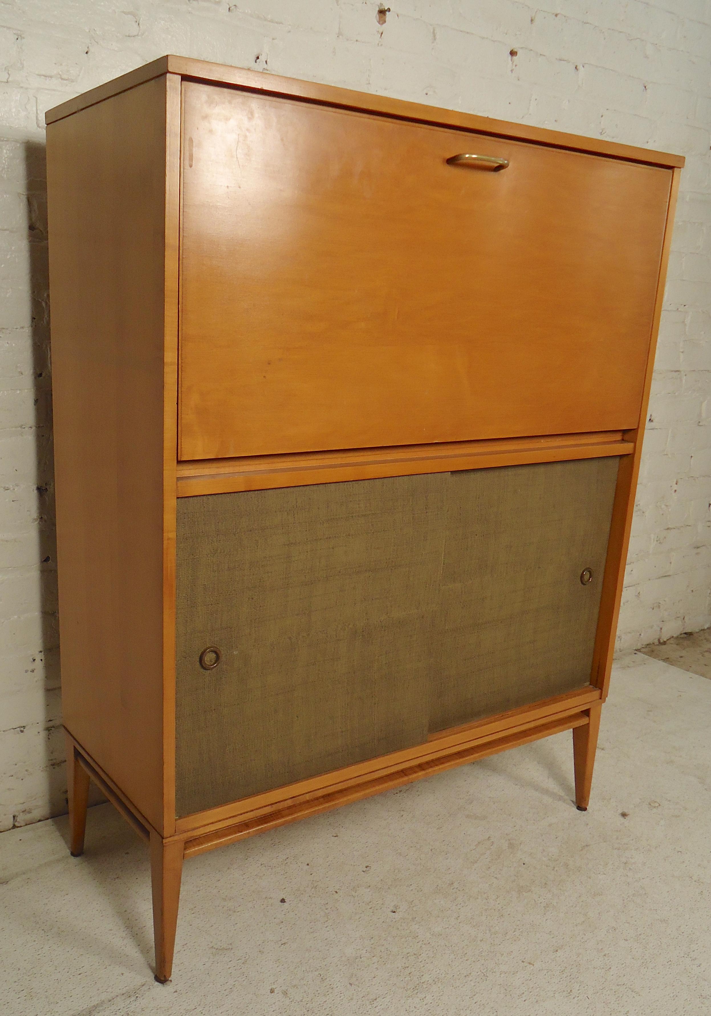 Mid-Century Modern Paul McCobb Drop Front Cabinet