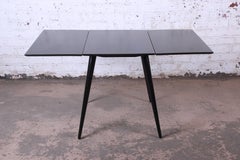 Paul McCobb Ebonized Planner Group Drop Leaf Dining Table, 1950s
