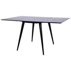 Paul McCobb Ebonized Planner Group Drop Leaf Dining Table, 1950s