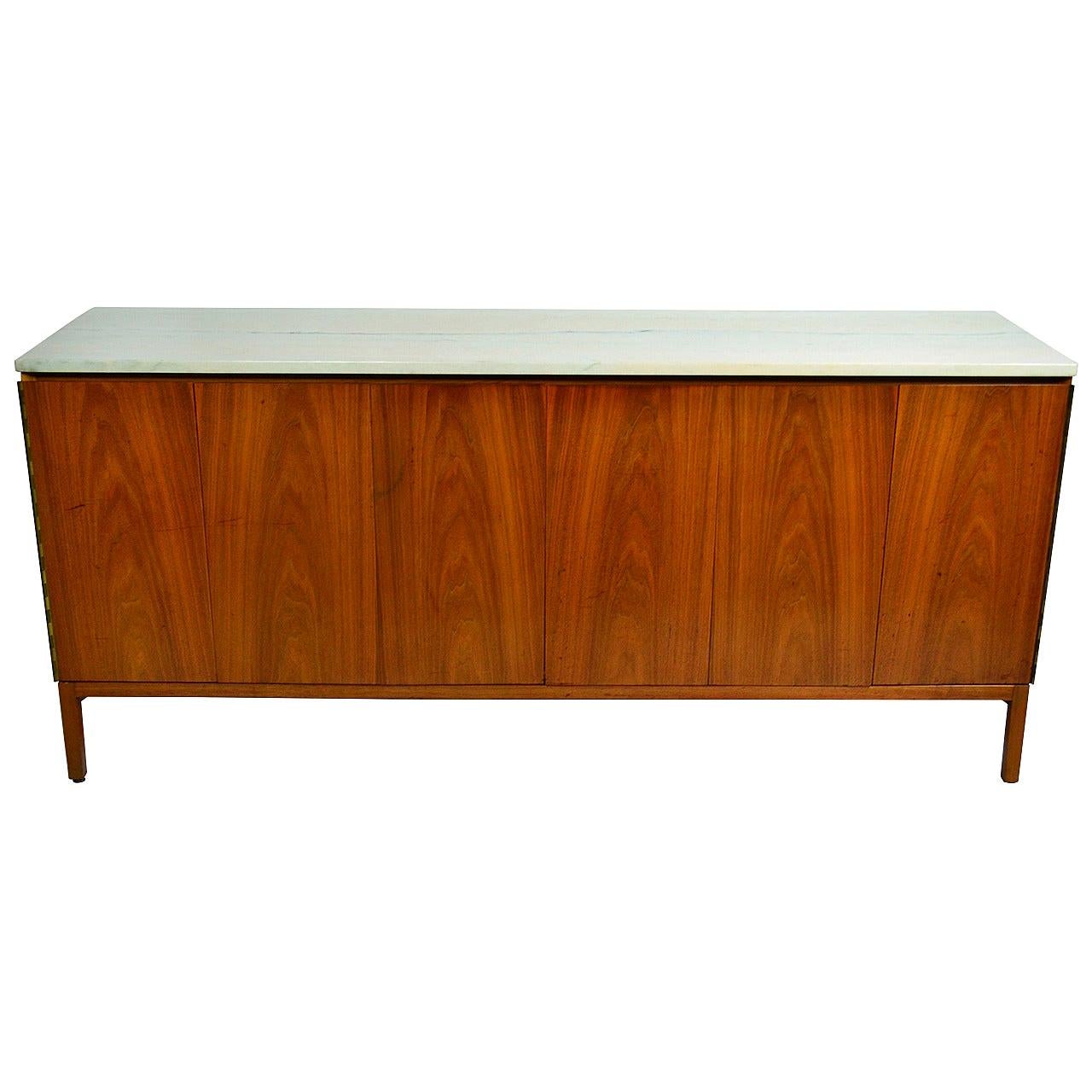 Paul McCobb Eight-Drawer Dresser Marble Top for Calvin Furniture, 1950s