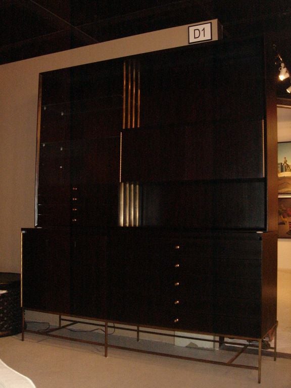 Mid-Century Modern Paul McCobb Calvin Group 2 Piece Cabinet For Sale