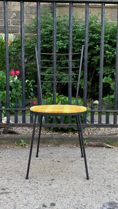 Sedia moderna Paul McCobb Arbuck in ferro battuto 1950s