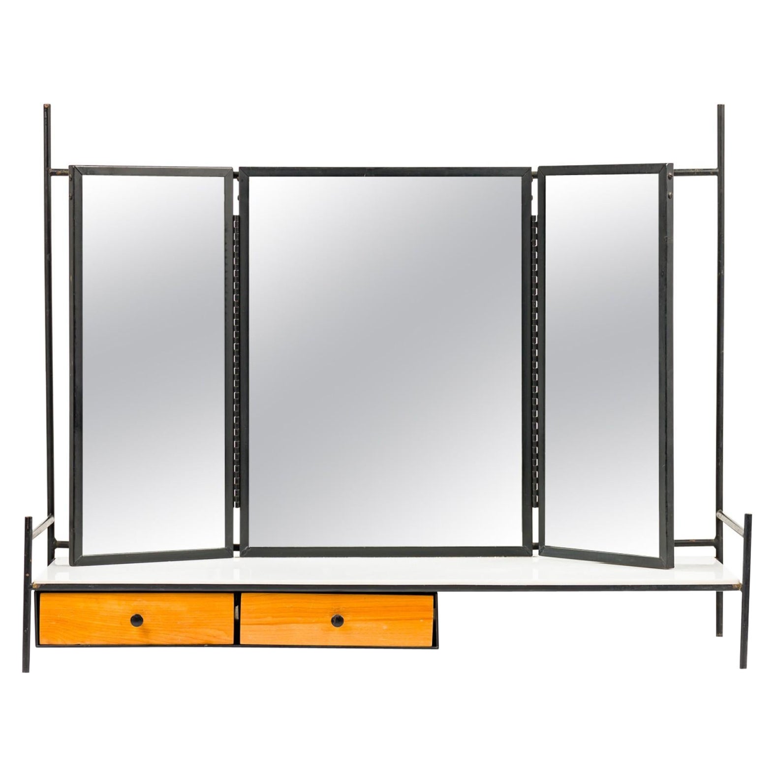 Paul McCobb for Bryce Originals American Mid-Century Dresser Top Vanity Mirror