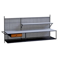 Paul McCobb for Bryce Wall Shelf in Wood and Metal, USA - 1950s