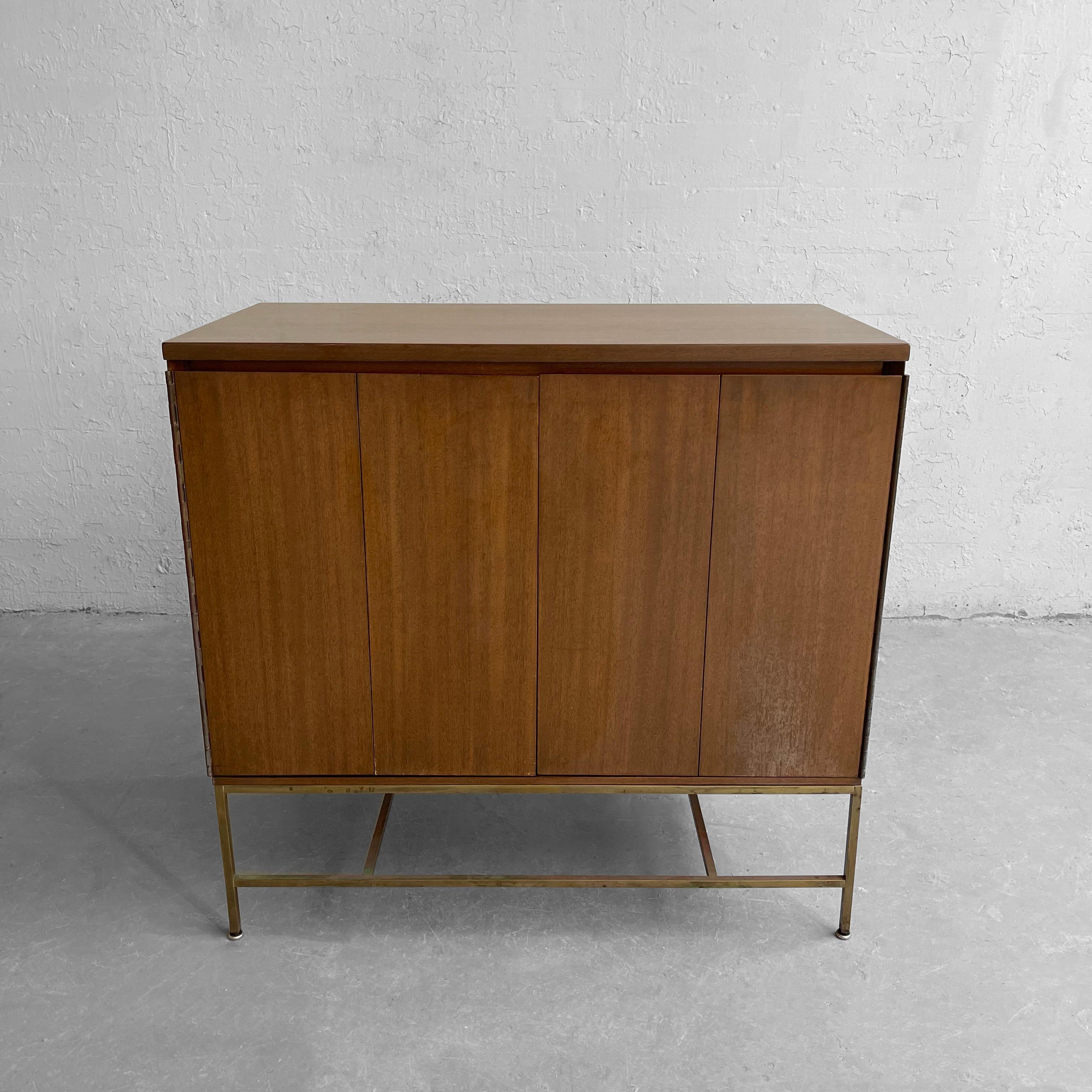 Mid-Century Modern Paul McCobb for Calvin Concealed Mahogany Dresser For Sale