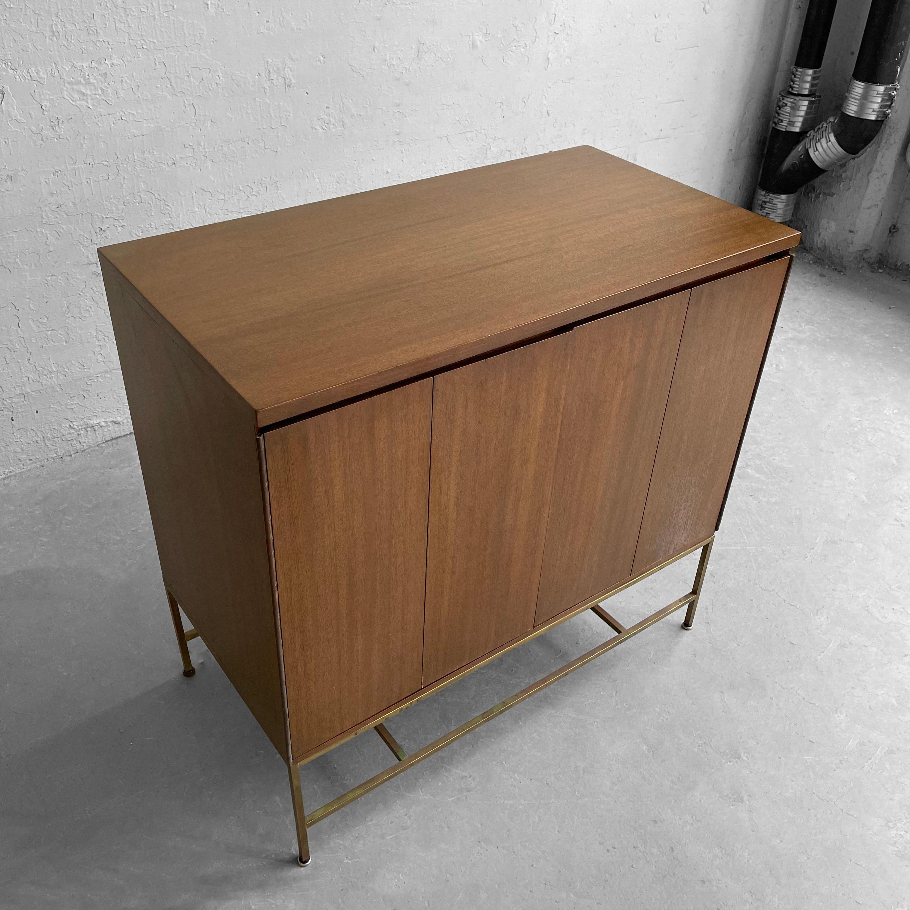 20th Century Paul McCobb for Calvin Concealed Mahogany Dresser For Sale