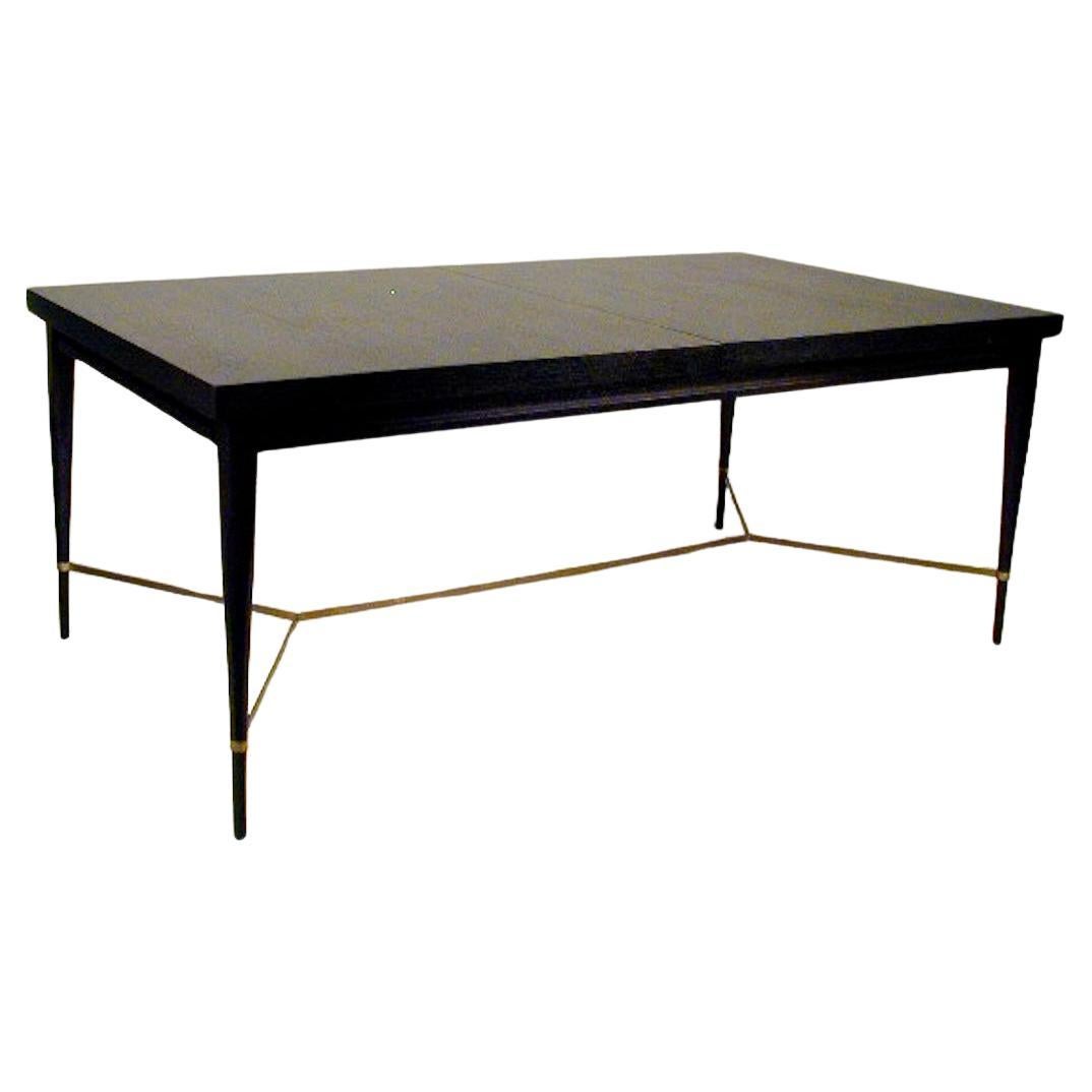 American Paul McCobb for Calvin Dining Table with Brass X Cross Support Pick your Finish For Sale