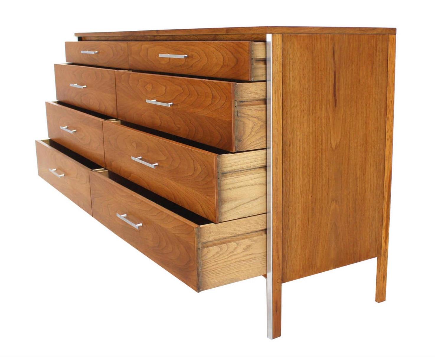 Mid-Century Modern Paul McCobb for Calvin Double Long Dresser Credenza Cabinet For Sale