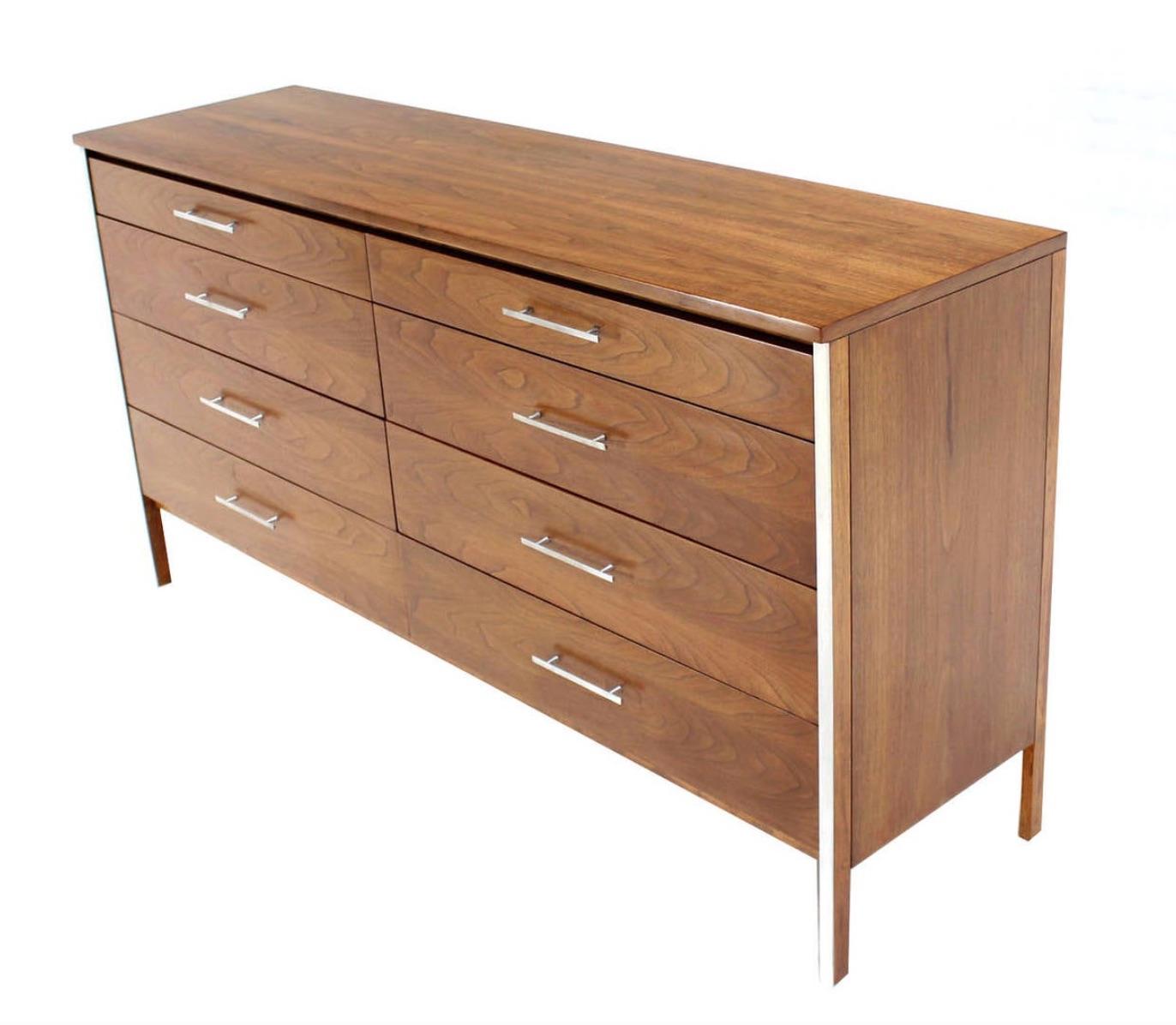 American Paul McCobb for Calvin Double Long Dresser Credenza Cabinet For Sale