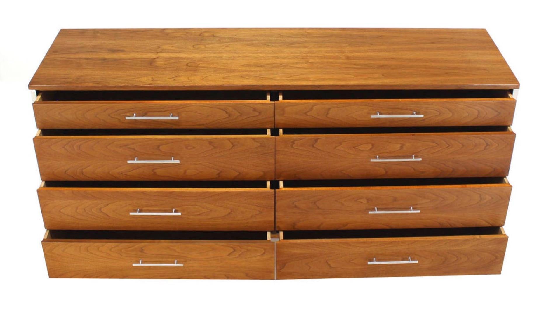 Paul McCobb for Calvin Double Long Dresser Credenza Cabinet In Good Condition For Sale In Los Angeles, CA