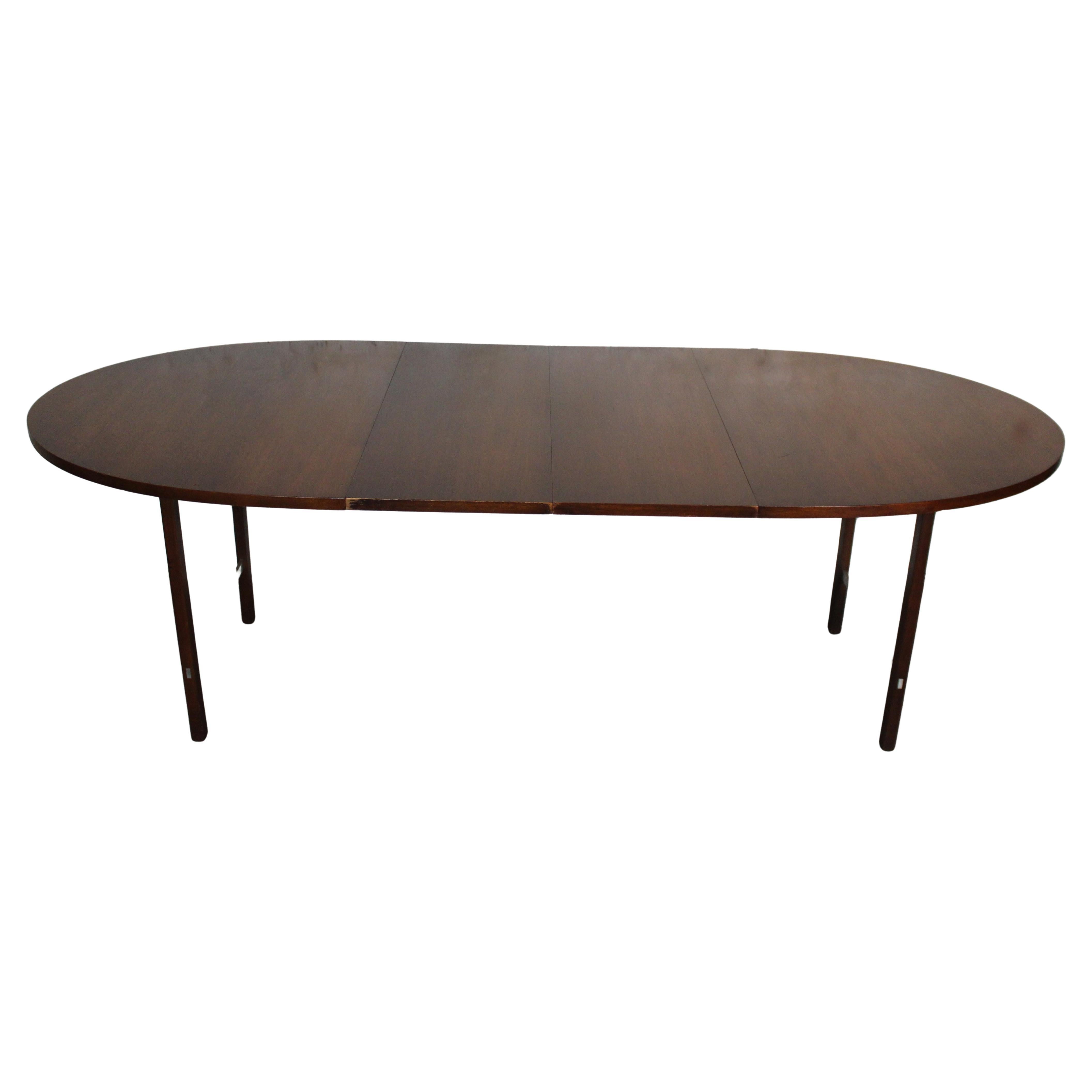 Paul McCobb for Calvin Extendable Walnut Dining Table For Sale