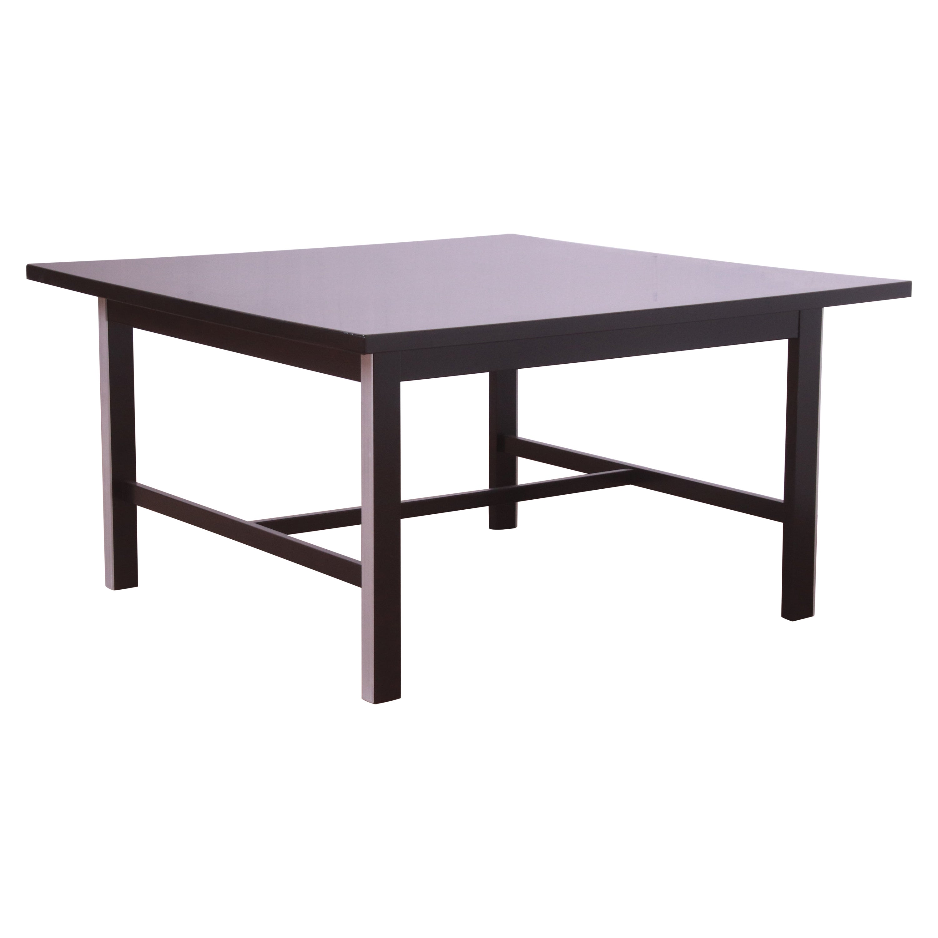 Paul McCobb for Calvin Furniture Black Lacquered Coffee Table, Newly Refinished