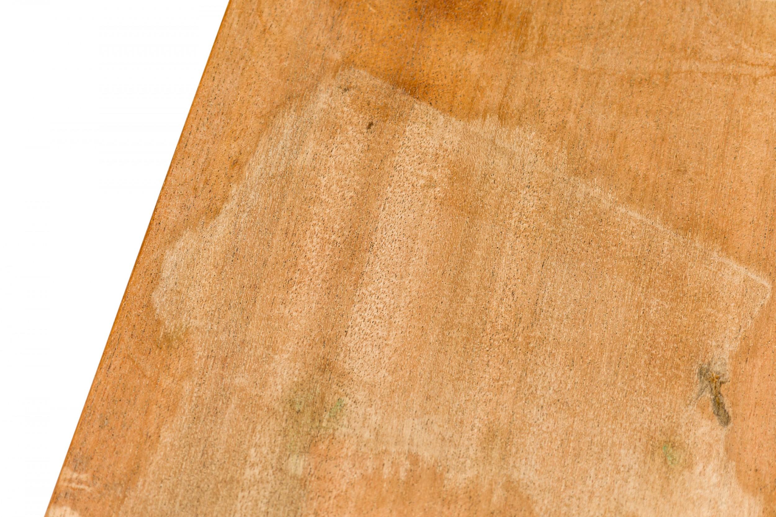 Nachttisch/Beistelltisch aus blondem Holz und Messing, Paul McCobb für Calvin Furniture im Angebot 2